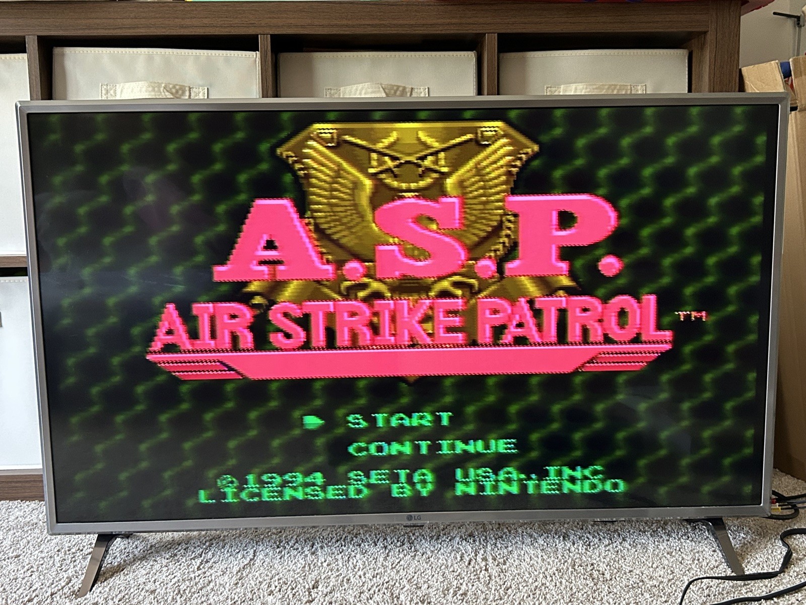 A.S.P. Air Strike Patrol (SNES) Super Nintendo CIB Complete Tested SETA
