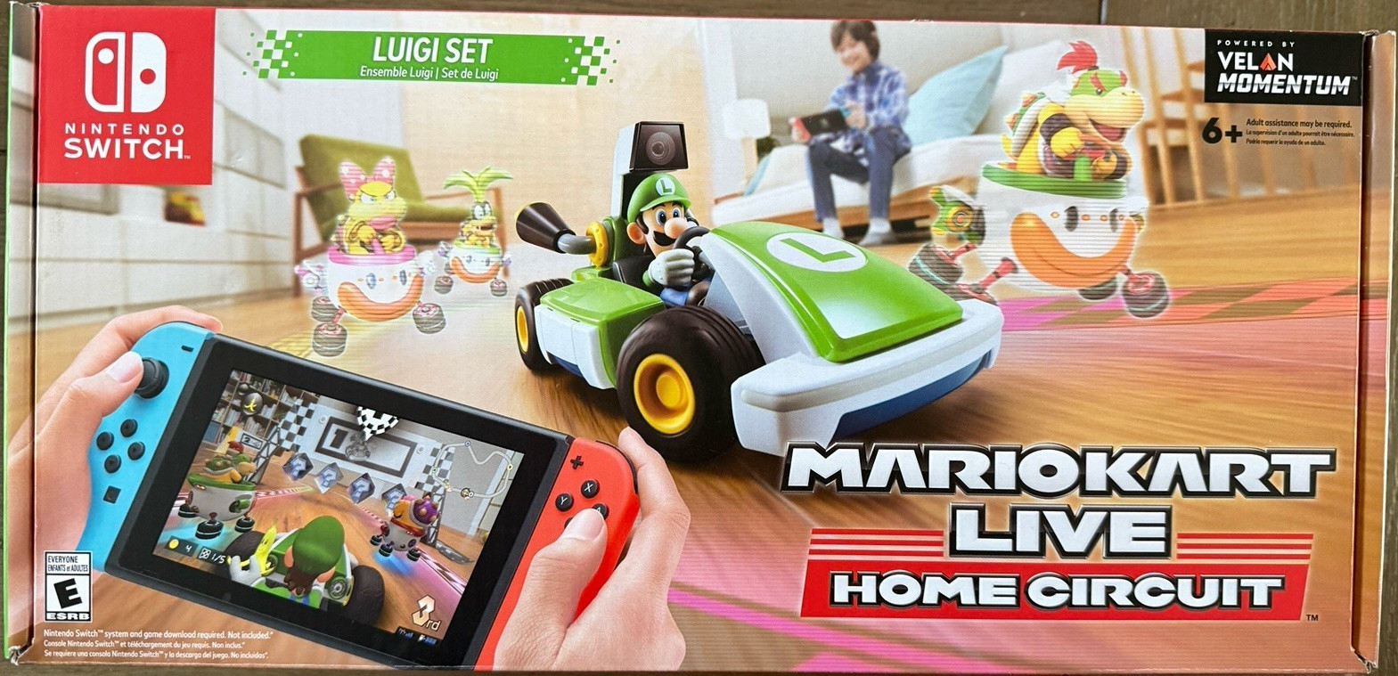Nintendo Mario Kart Live: Home Circuit Luigi Set Remote Control RC Vehicle