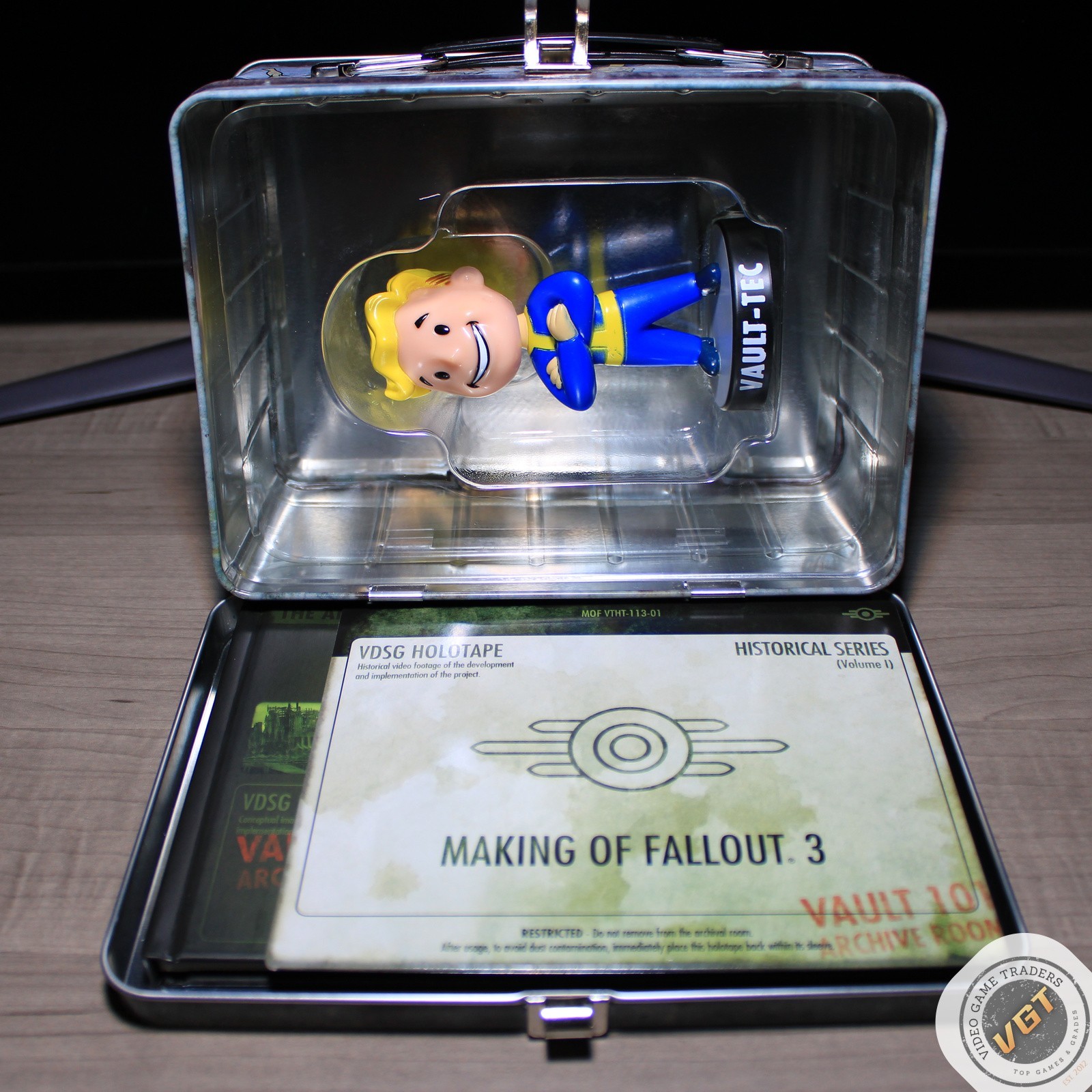 NO GAME! Fallout 3 Collector’s Edition VAULT BOY + CONTENTS Only! Xbox 360