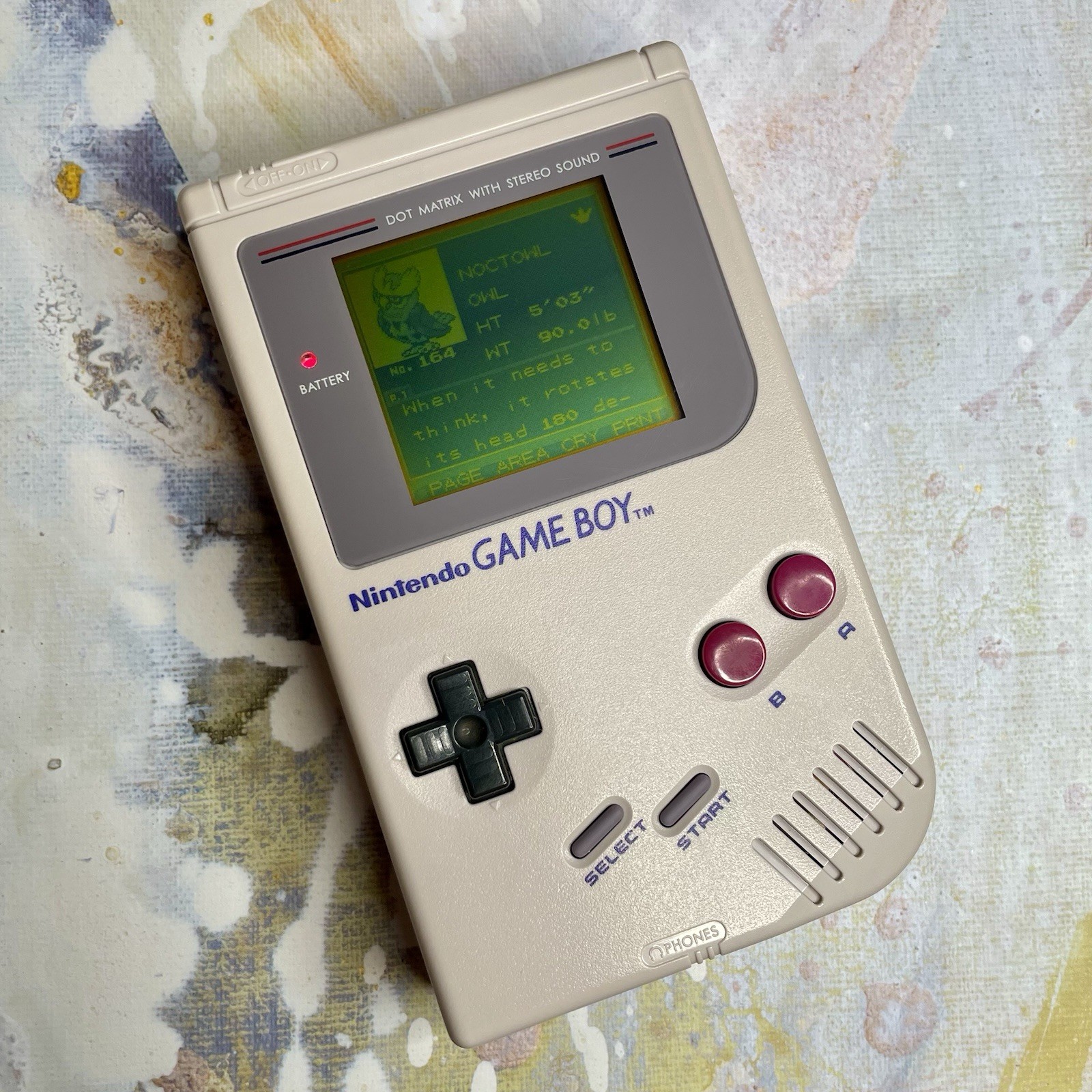 Original Nintendo GameBoy DMG-01 Handheld Console Gray CIB Complete In Box