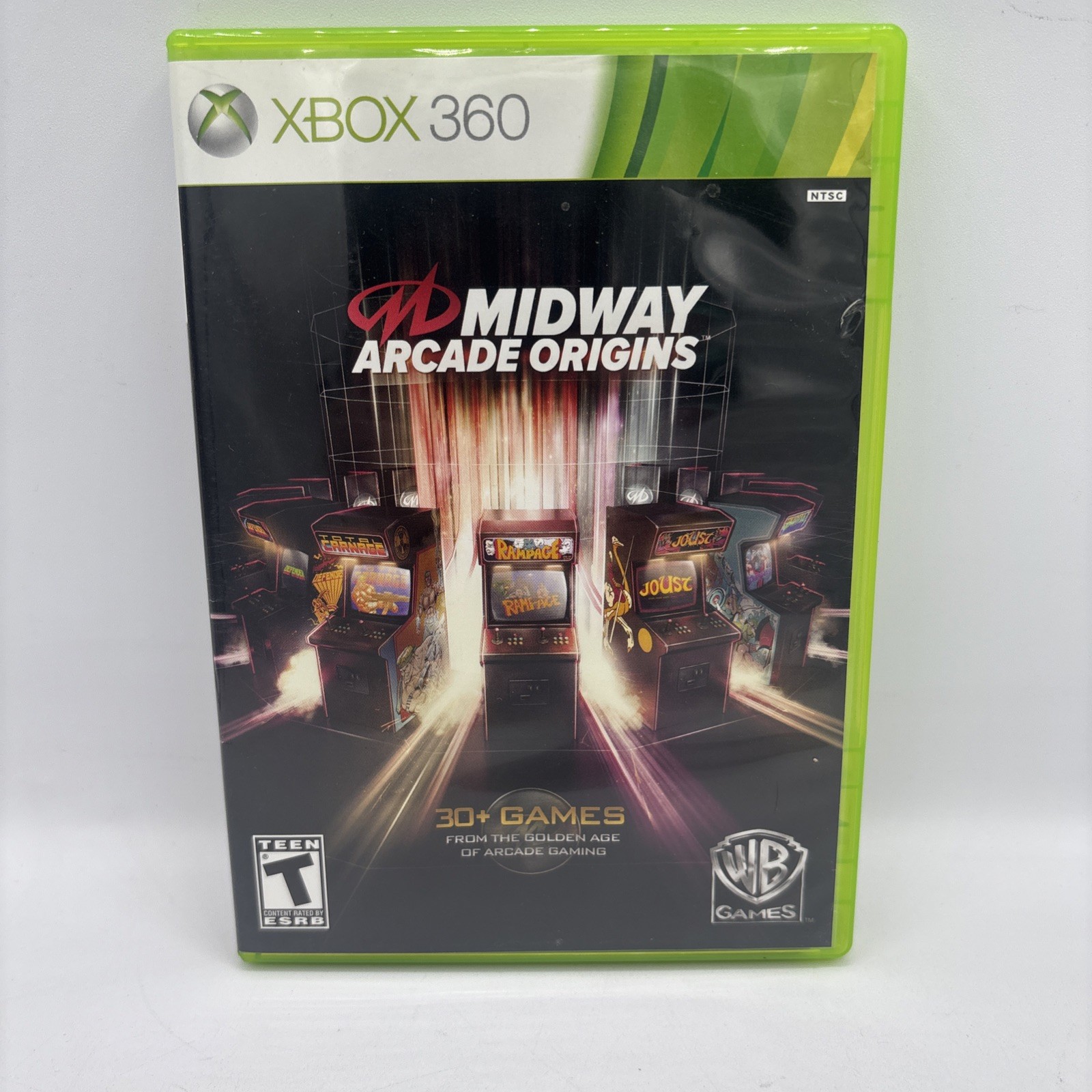 Midway Arcade Origins Microsoft Xbox 360 Video Game WB Games 30+ Games CIB Clean