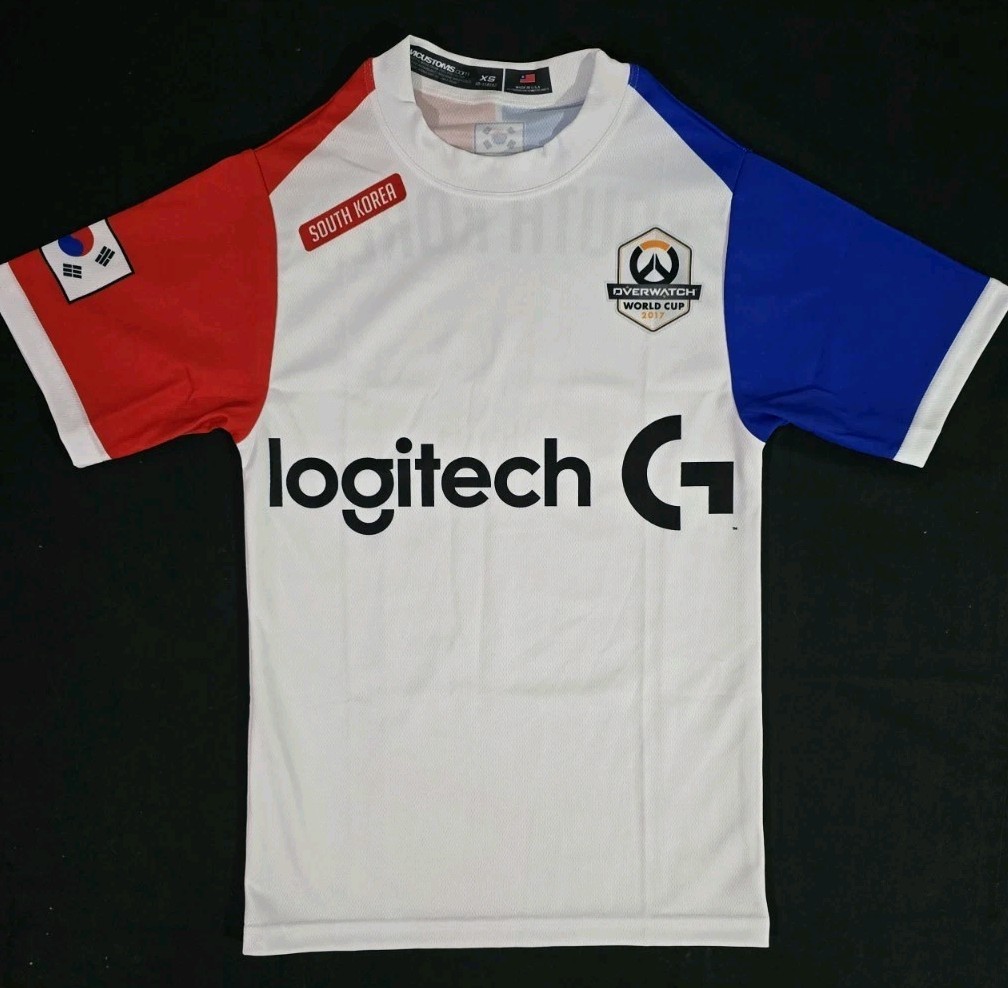Overwatch Jersey Men Size XS Team SOUTH KOREA 2017 World Cup eSports Tournament