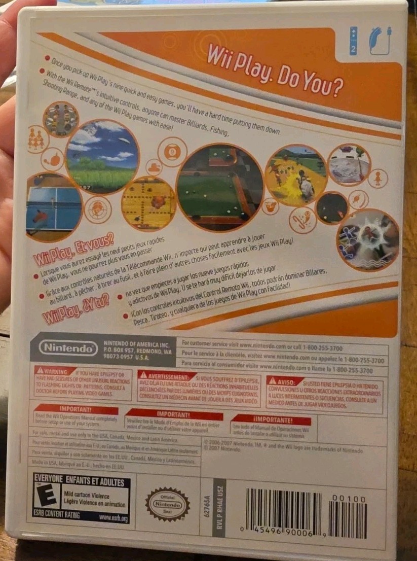 Wii Play Sports Games Nintendo Wii