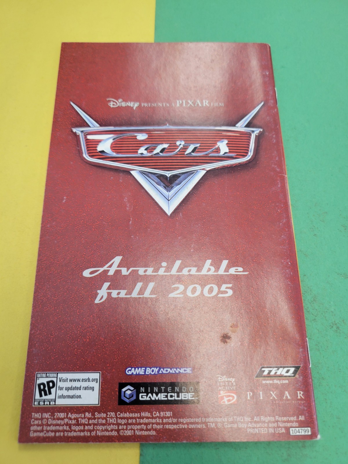The Incredibles | Nintendo Gamecube | Manual Only