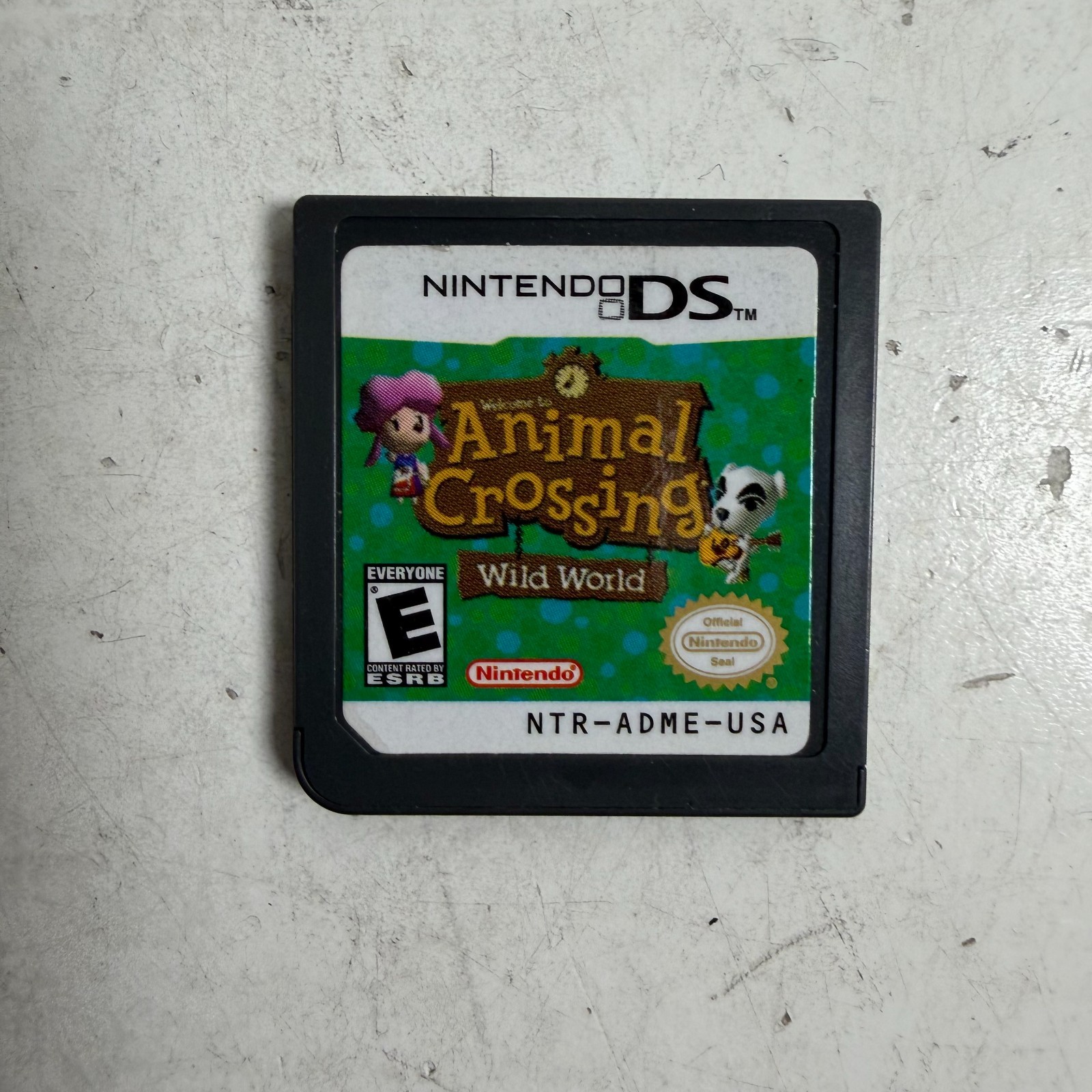 Animal Crossing: Wild World (Nintendo DS, 2005) Life Simulation Game Cartridge