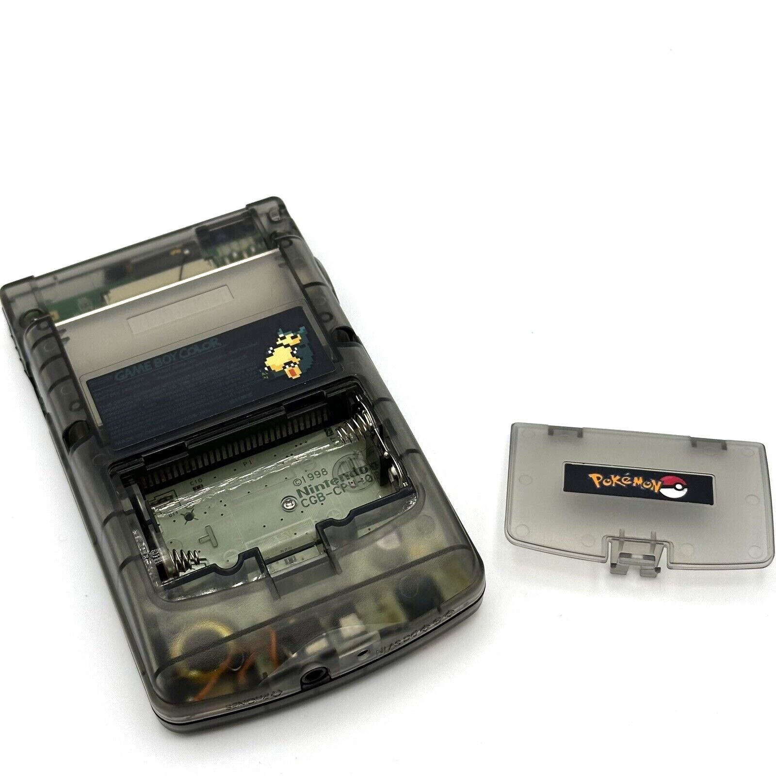 Nintendo Game Boy Color GBC IPS Q5 Backlight Mod Pokemon Snorlax Smoke Console