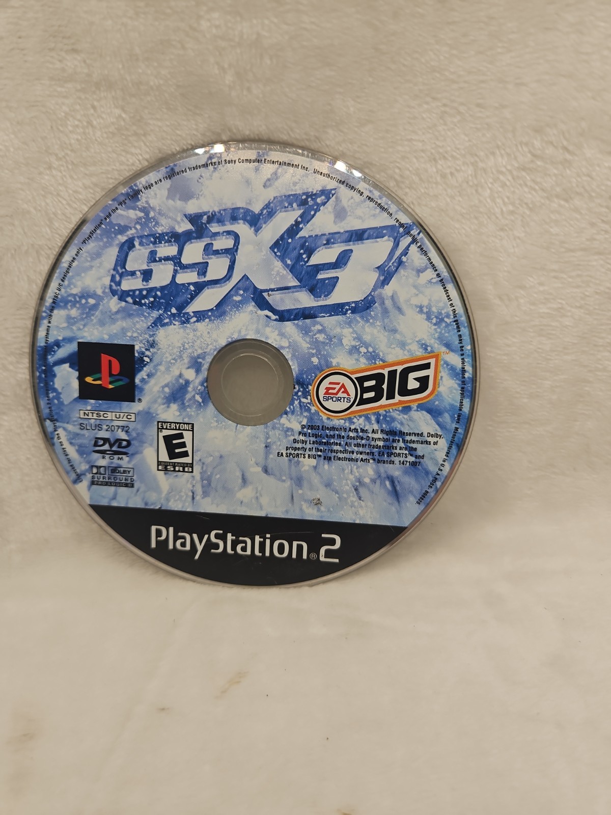 SSX 3 (Sony PlayStation 2 PS2) Disc Only Tested Working EA Sports BIG