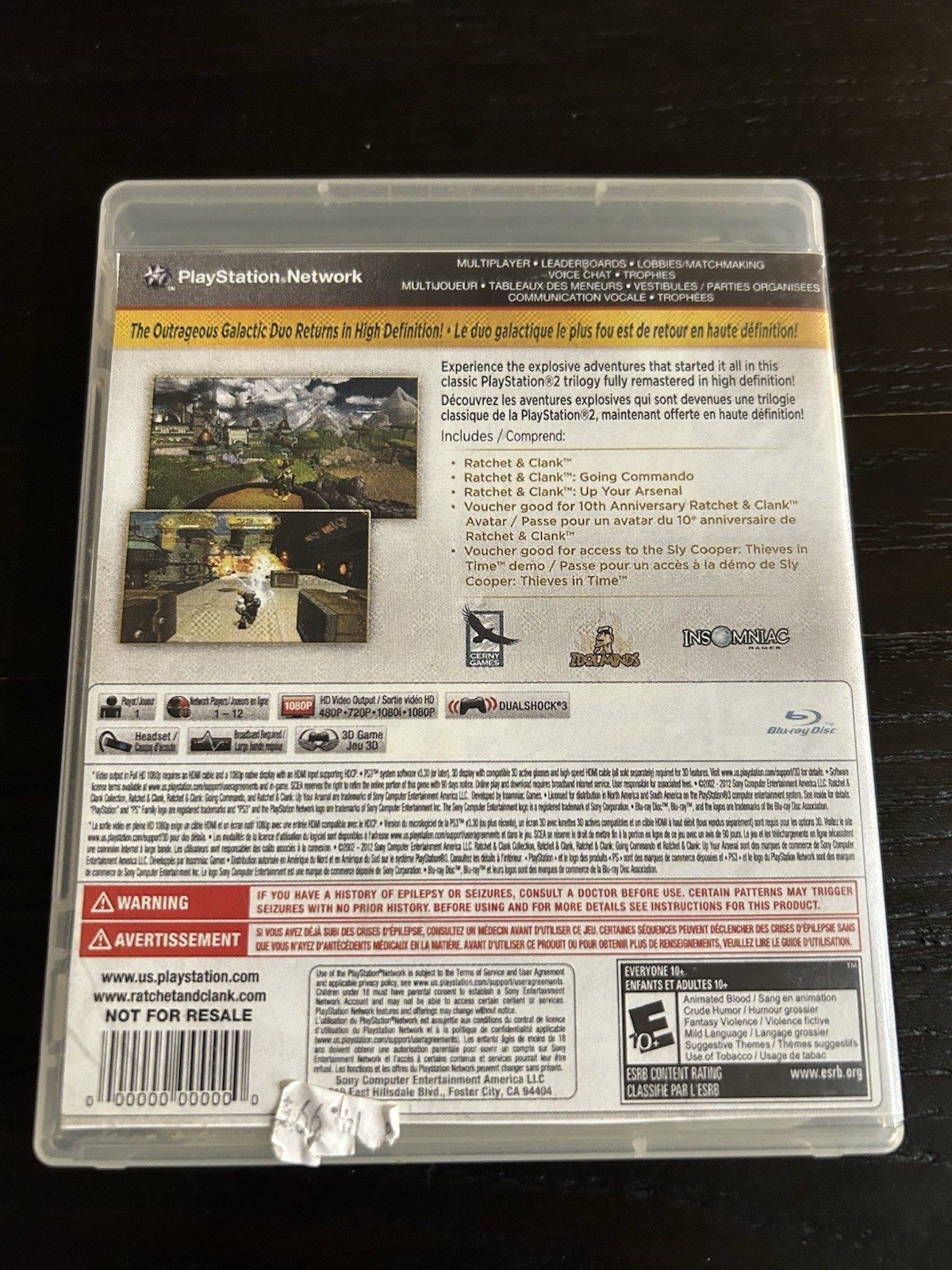 Ratchet & Clank Collection (Sony PlayStation 3, 2012)