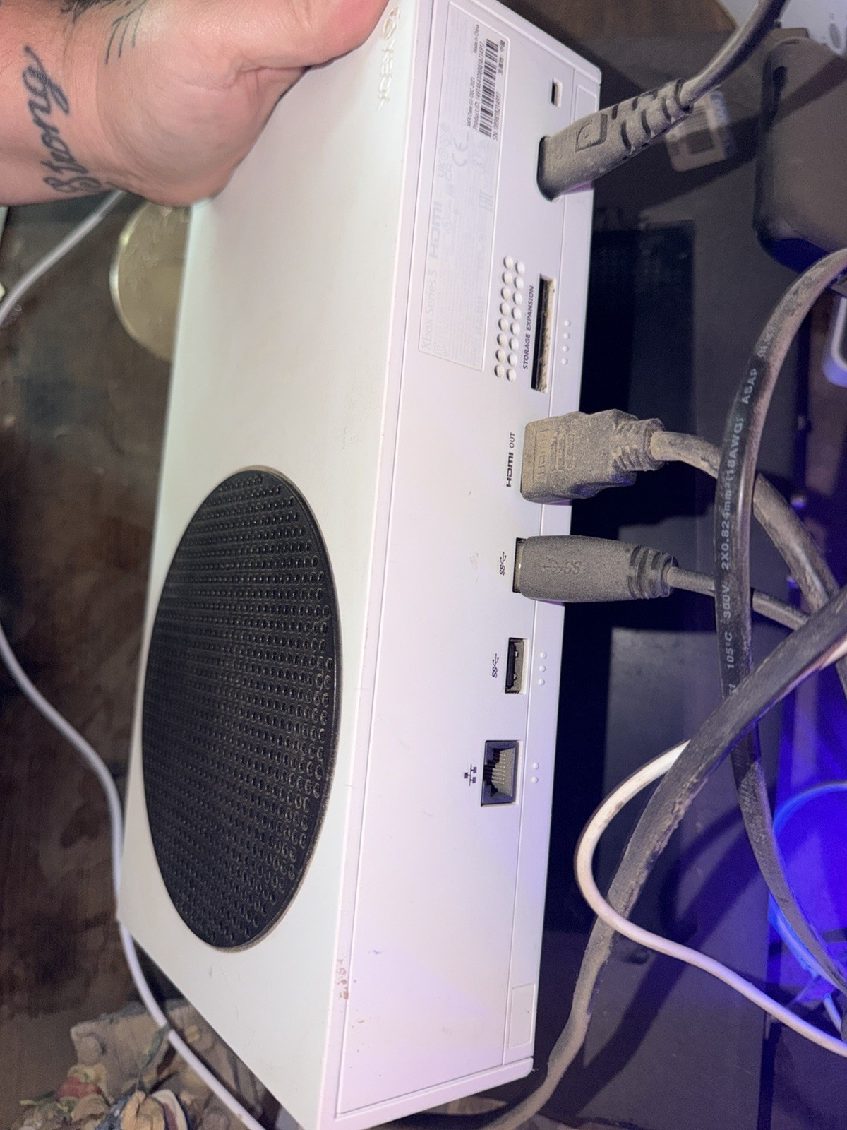 Xbox Series S 1TB All-Digital, Xbox Seagate 1TB External Storage, And One Contr