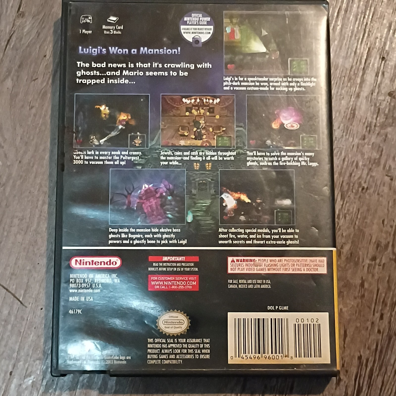 Luigi’s Mansion – Player’s Choice (Nintendo GameCube, 2003)