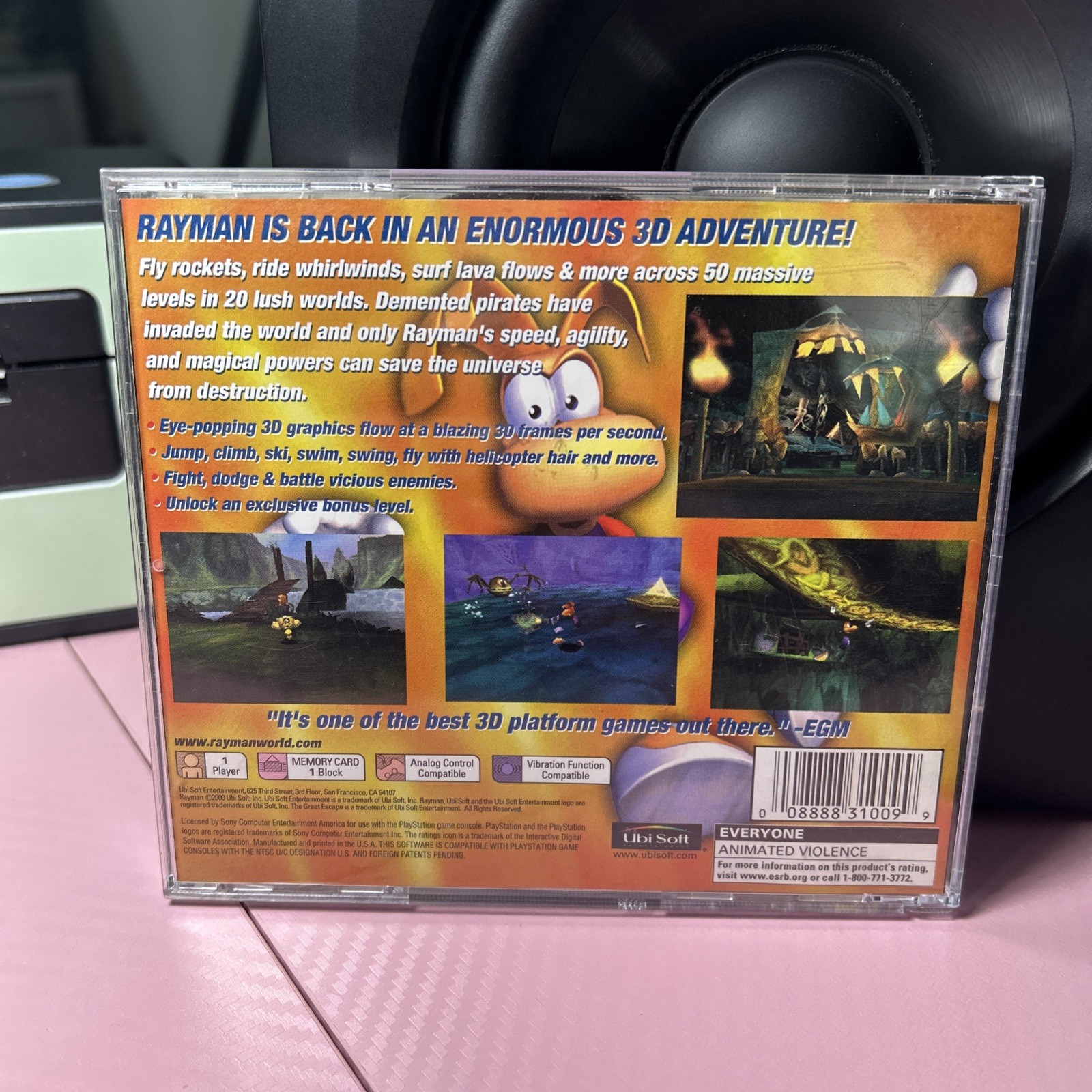 Rayman 2 The Great Escape (PlayStation 1 PS1) CIB Complete w/ Reg. Card – TESTED