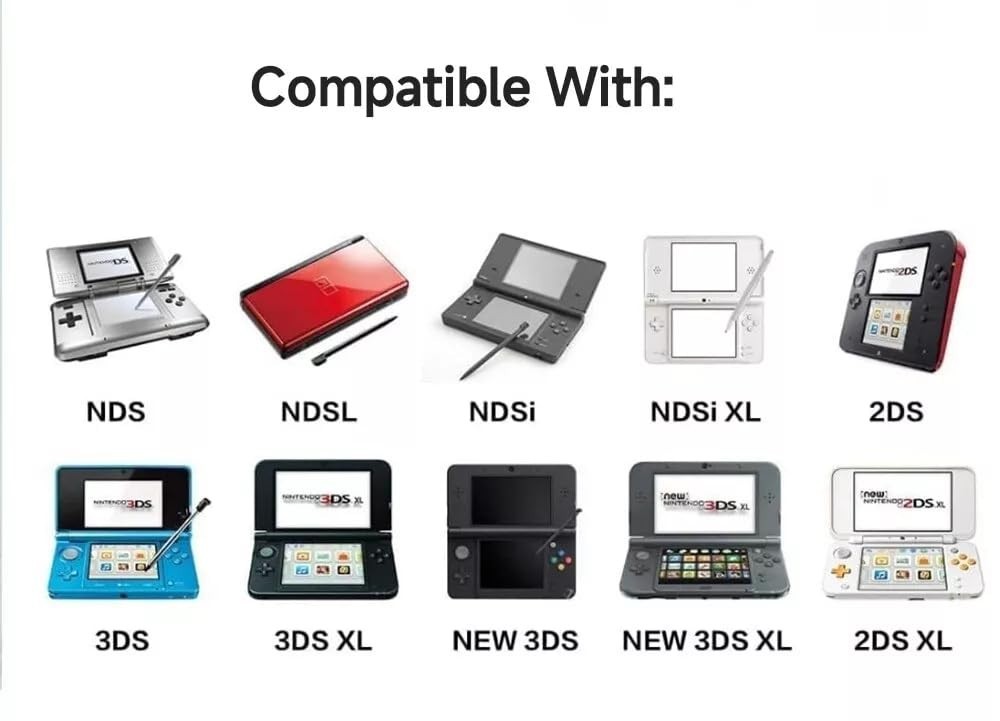 Retro 468-in-1 Game Cartridge: Compatible with DS/3DS – Easy Plug & Play