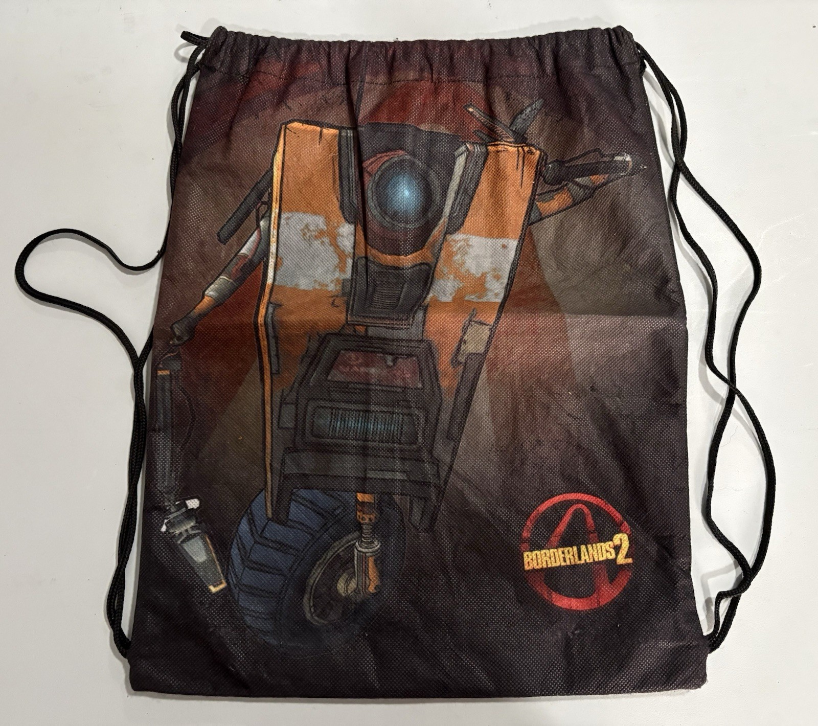 Borderlands 2 Collectable Promo Draw String Cinch Bag GameStop PowerUp Reward
