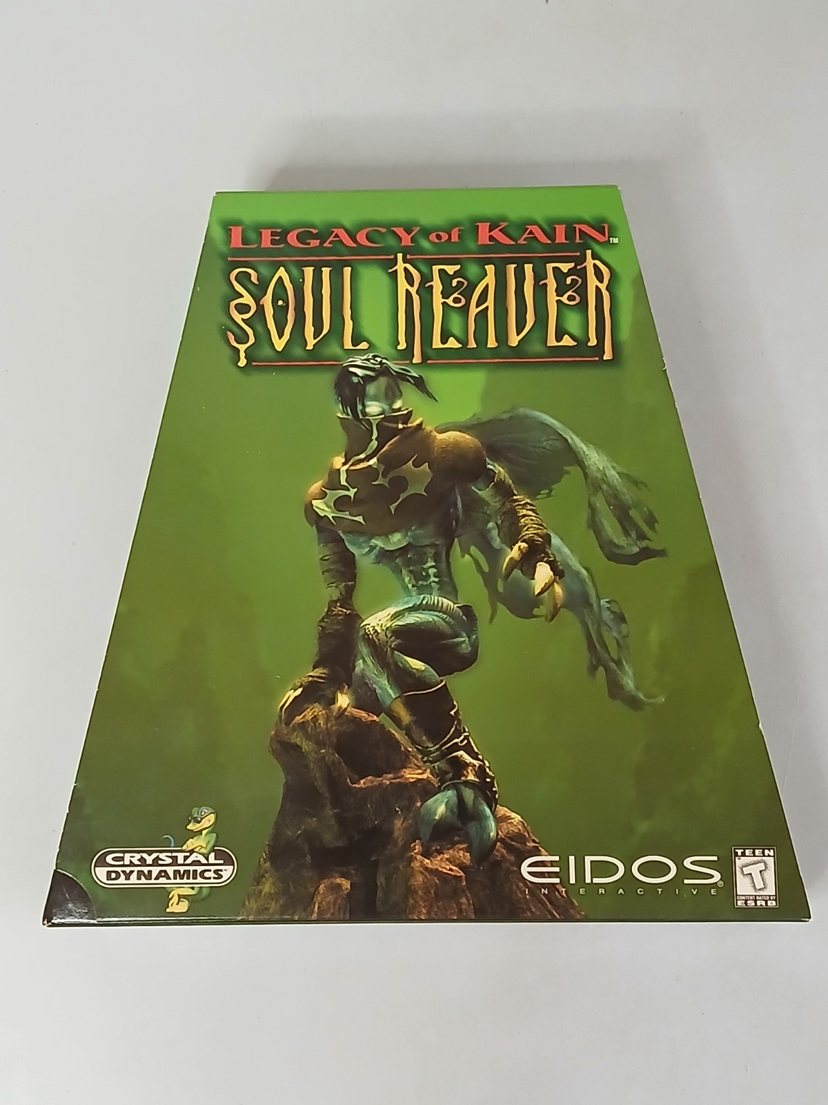 EIDOS Legacy of Kain Soul Reaver 1999 PC Game CD-ROM Trapezoid Big Box Complete