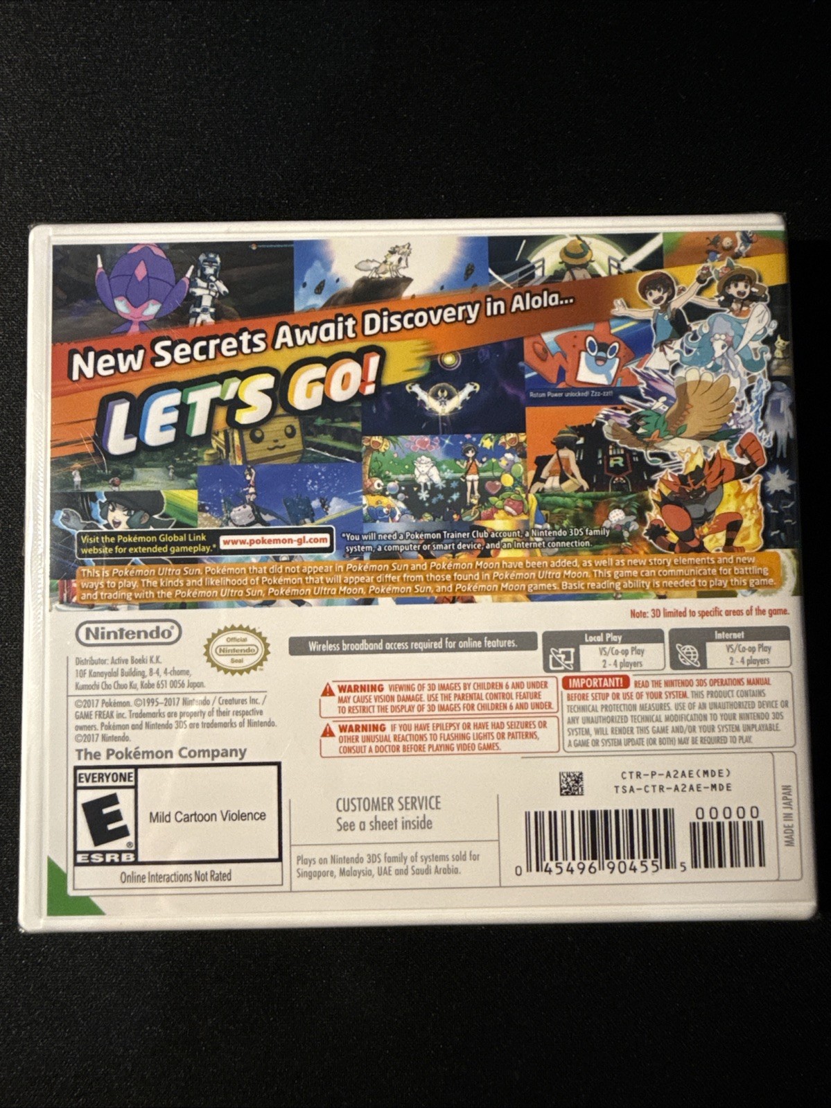 Pokemon Ultra Sun Nintendo 3DS Brand New & Factory Sealed!