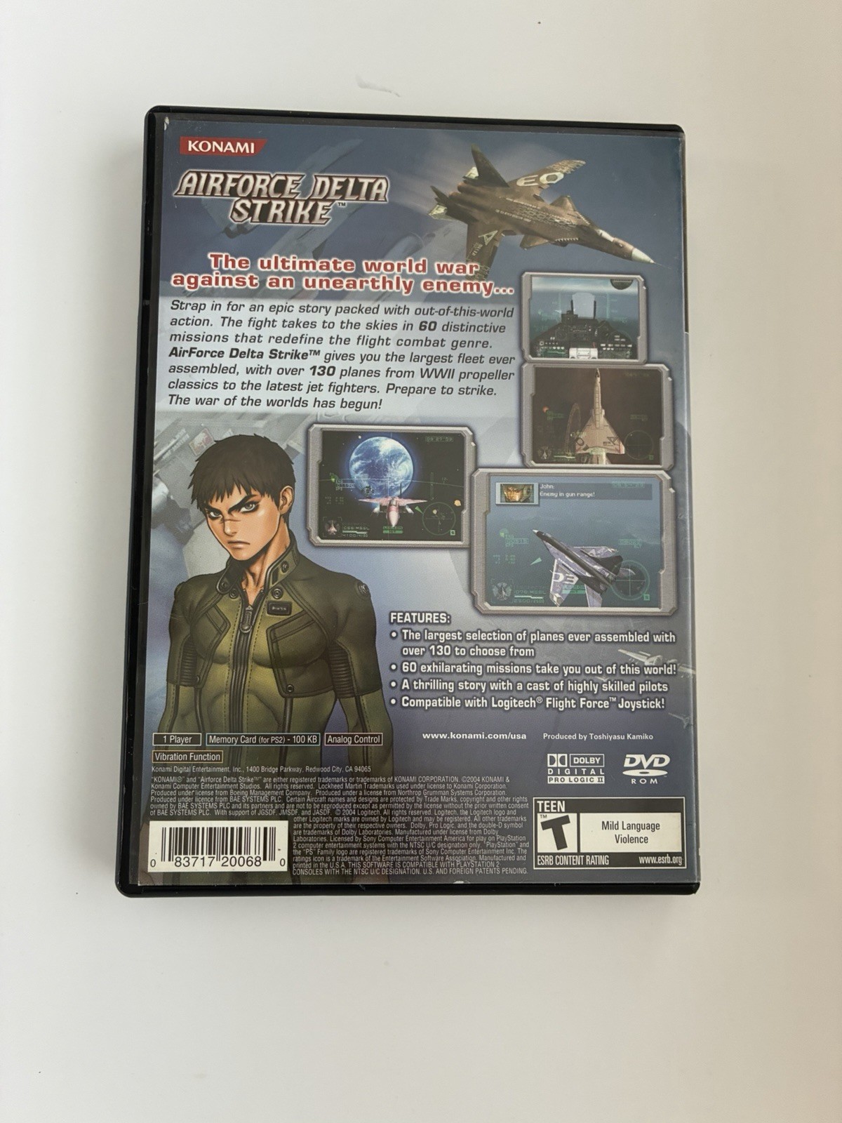 AirForceDelta Strike (Sony PlayStation 2) – Includes Manual