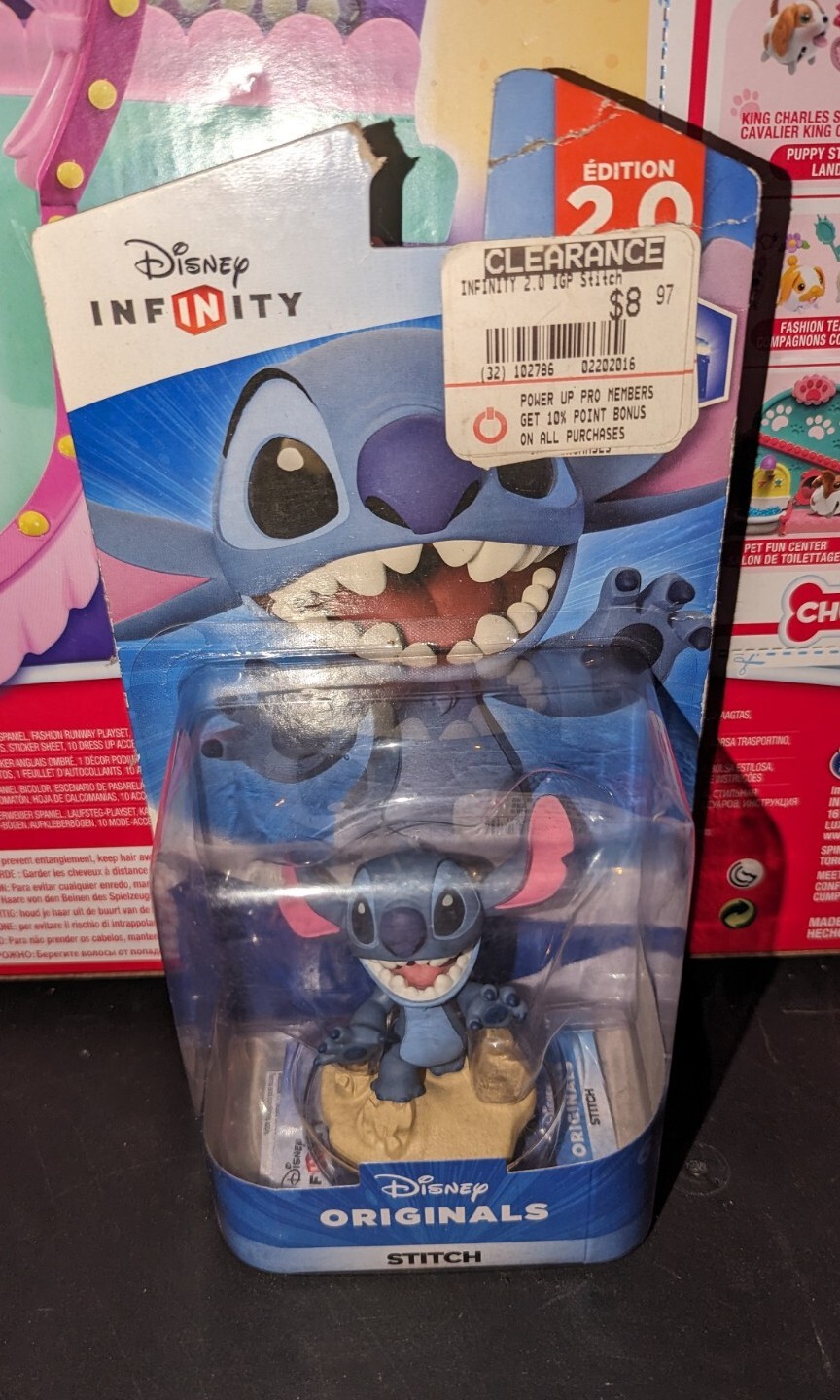 New Stitch Disney Infinity Figure Series 2.0 Edition Sealed Package Wear
