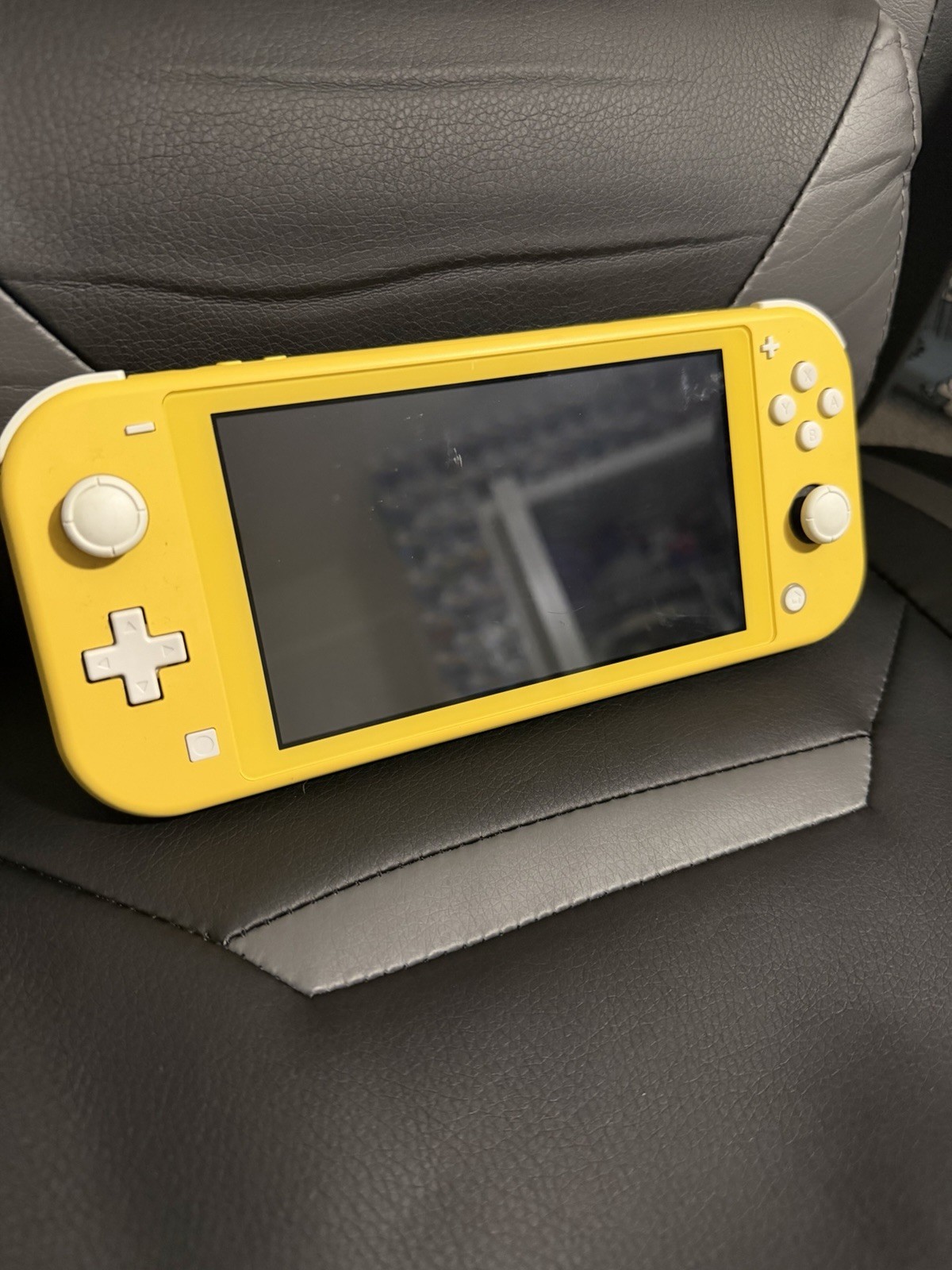 Nintendo Switch Lite Yellow Handheld System w/ Power Adapter 32GB USB-C 720p