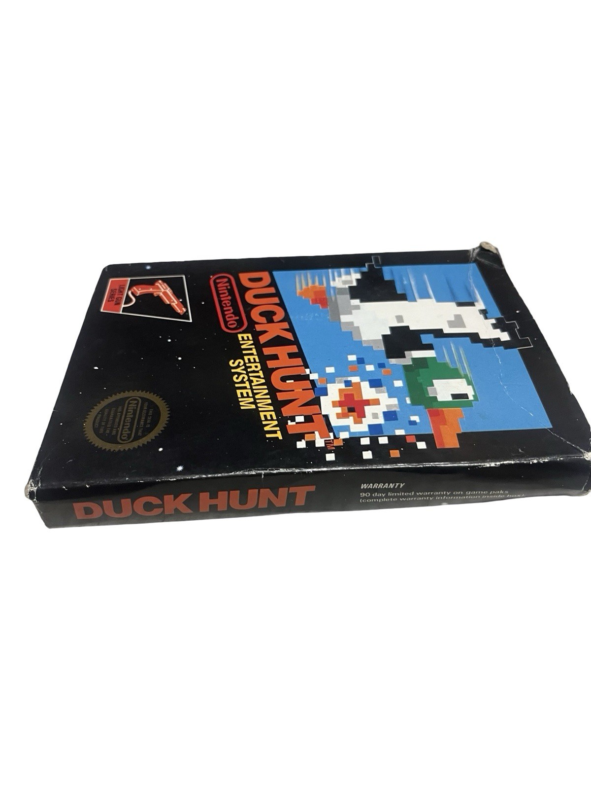 Duck Hunt Nintendo NES, 1985 5-Screw Unpunched Hangtab Complete CIB BLACK BOX