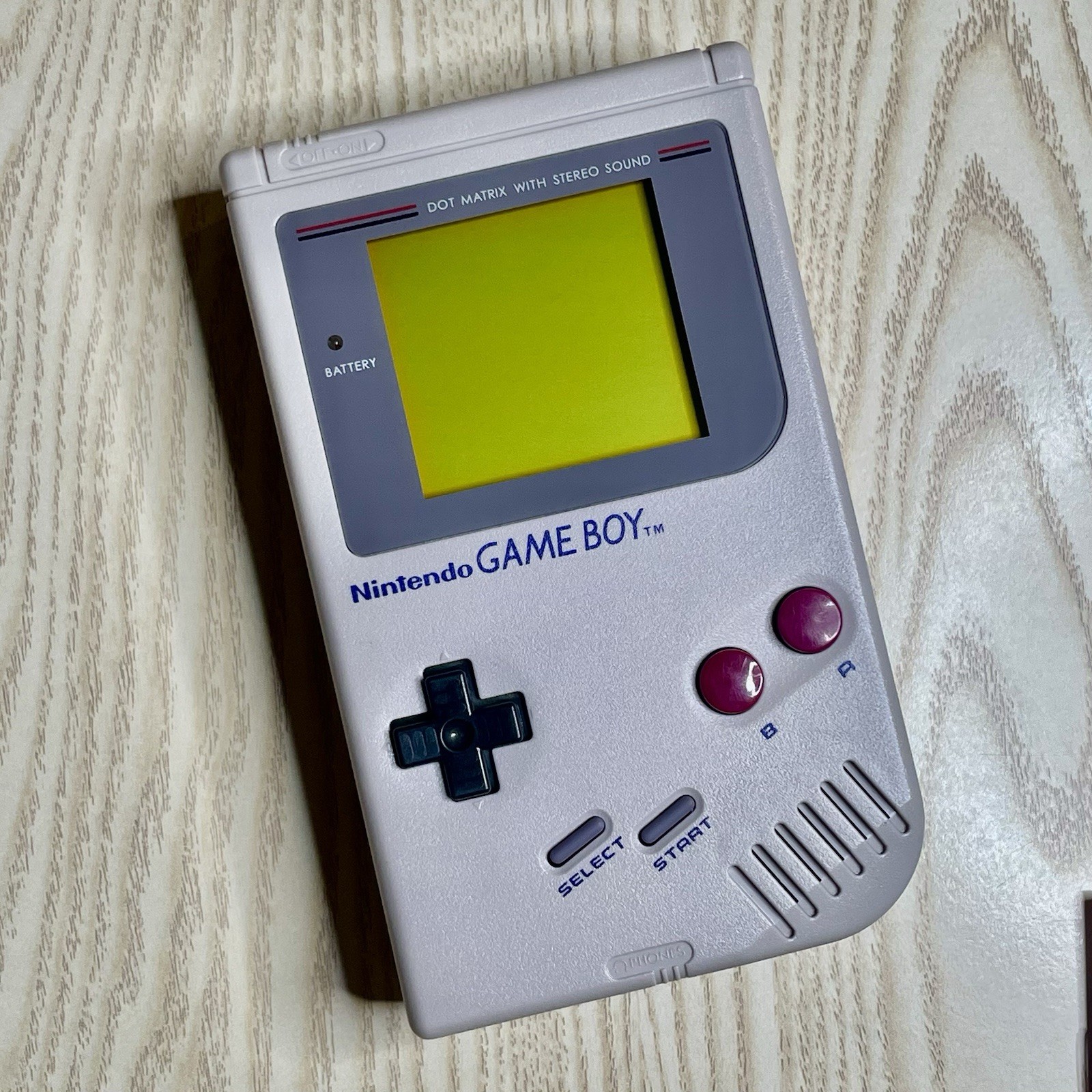 Original Nintendo GameBoy DMG-01 Handheld Console Gray CIB Complete In Box