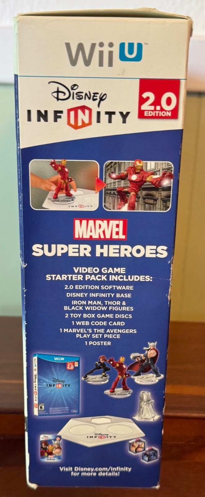 Disney Infinity 2.0 Marvel Super Heroes Starter Pack For Wii U Includes Figures
