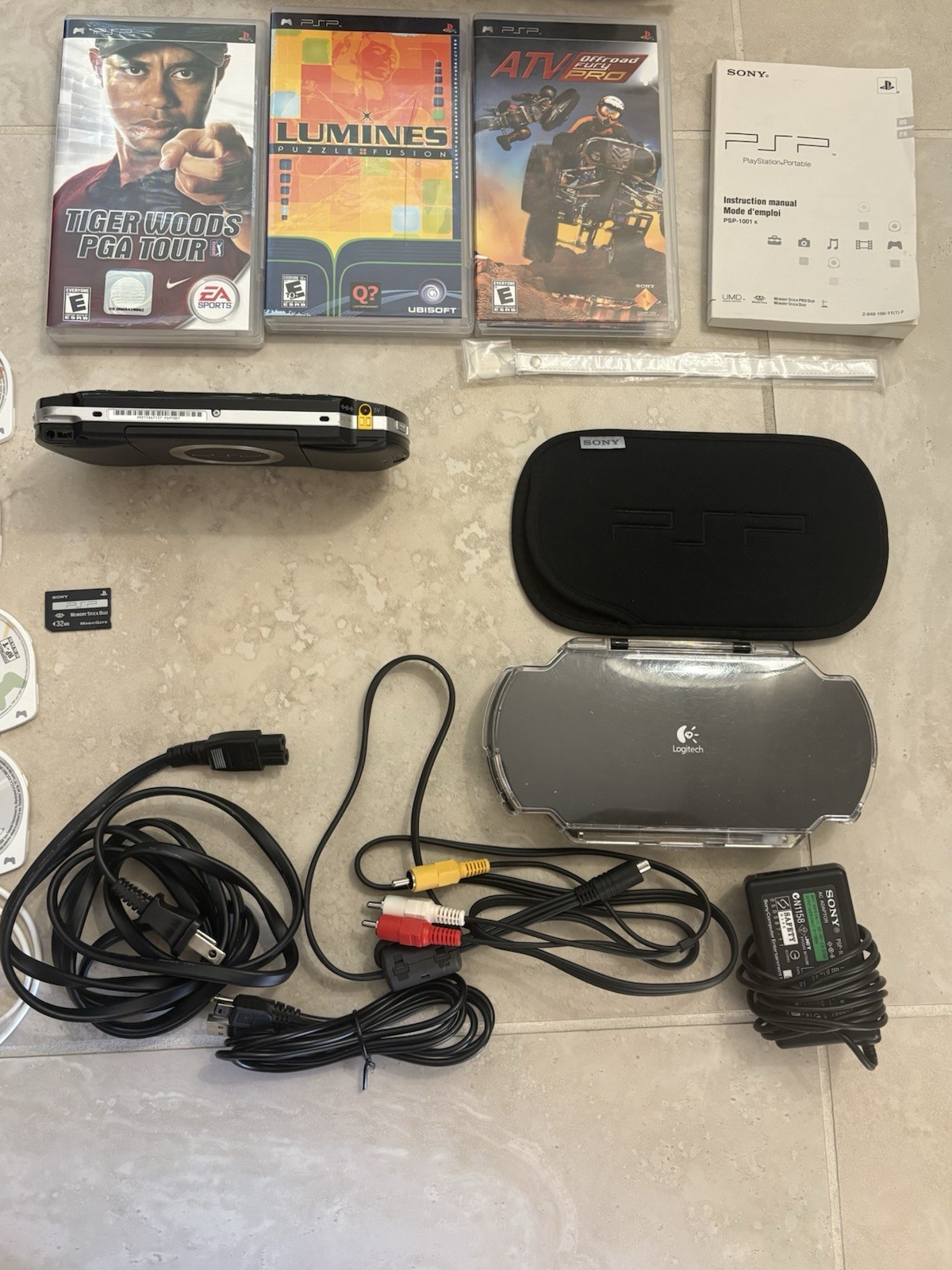 Sony PSP-1001 Value Pack – Complete in Box – Very Good Condition! With Games