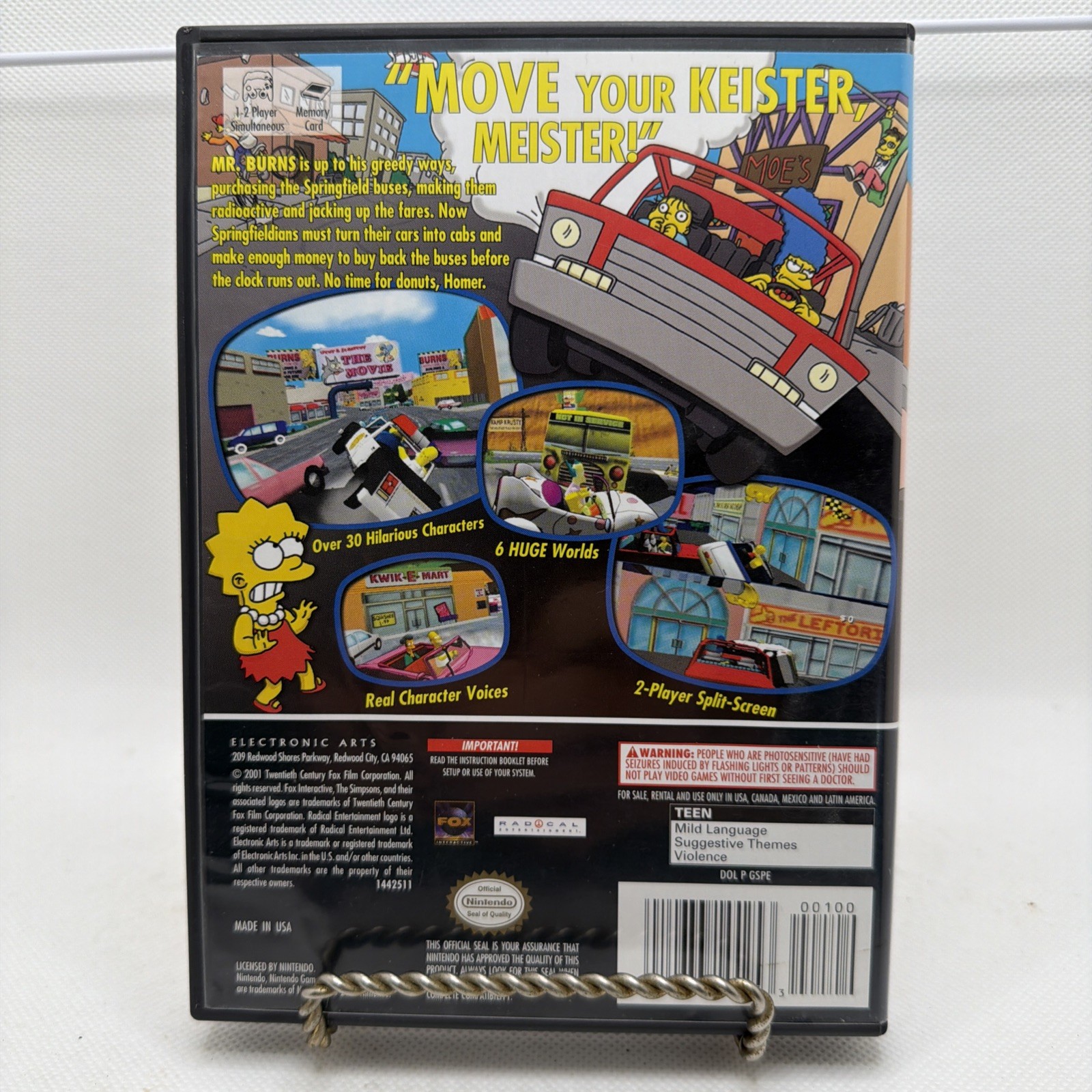 Simpsons Road Rage (Nintendo GameCube, 2001)