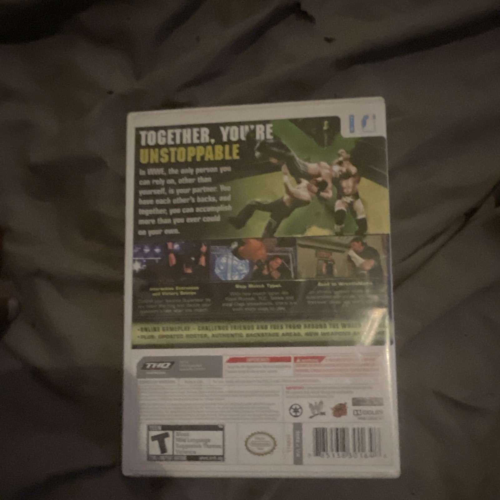 THQ WWE SmackDown vs. Raw 2009 Nintendo Wii Wrestling Game T-Teen w/ Manual