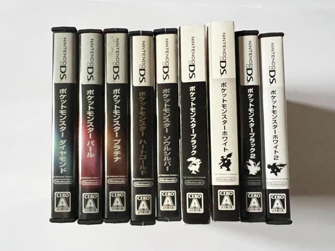 Pokemon Black 1 2 White 1 2 Diamond Gold Silver Platinum Pearl Nintendo DS Used