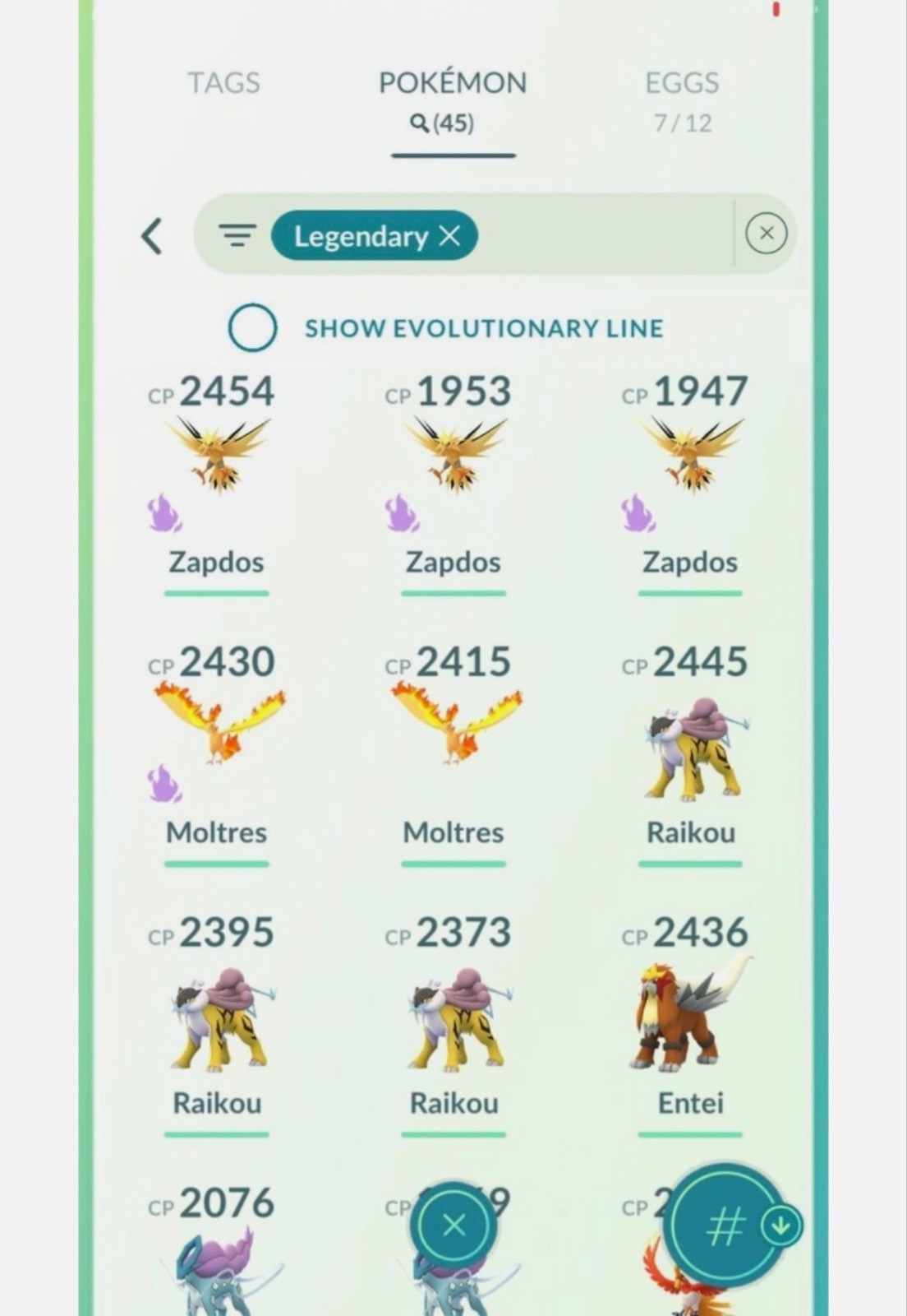 Insanely stacked Pkmgo acct! Shundos! Rare shiny legendary’s! 40+legendaries!