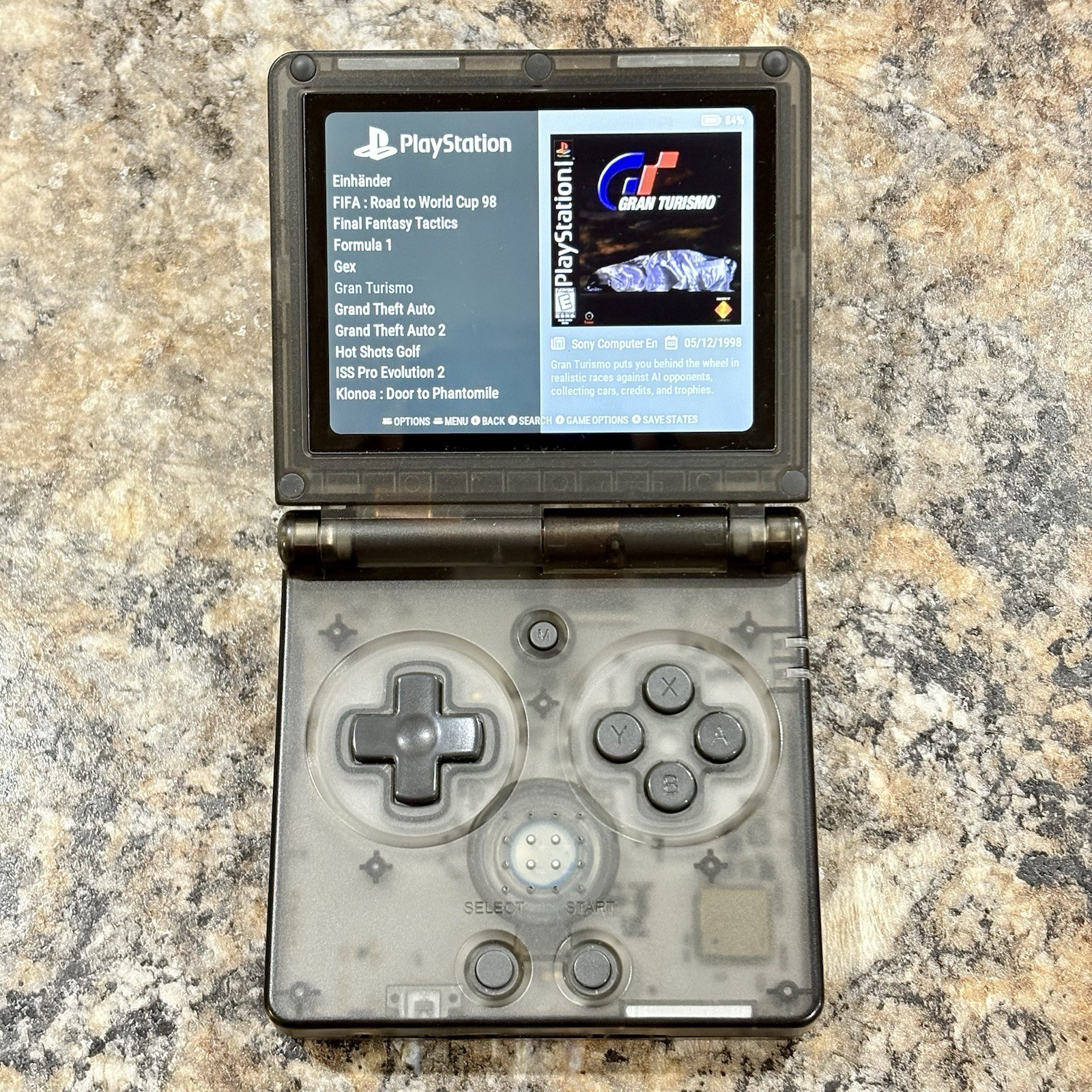 Anbernic RG35XXSP Handheld – New 64GB Card Custom RG35XX SP Loaded Ready To Play