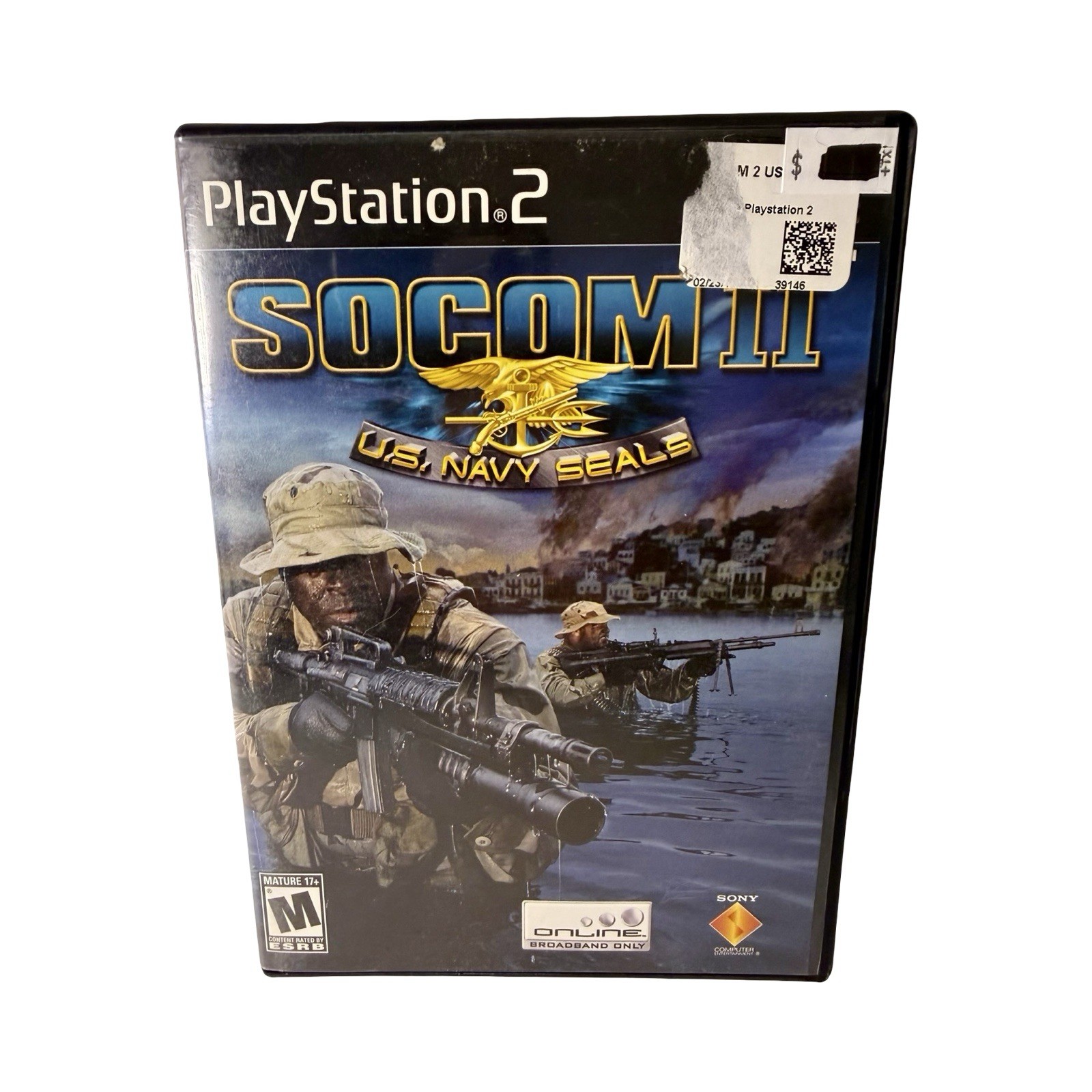 2003 SOCOM II US Navy Seals Sony PlayStation 2 PS2 Game CIB (COMPLETE) w Manual