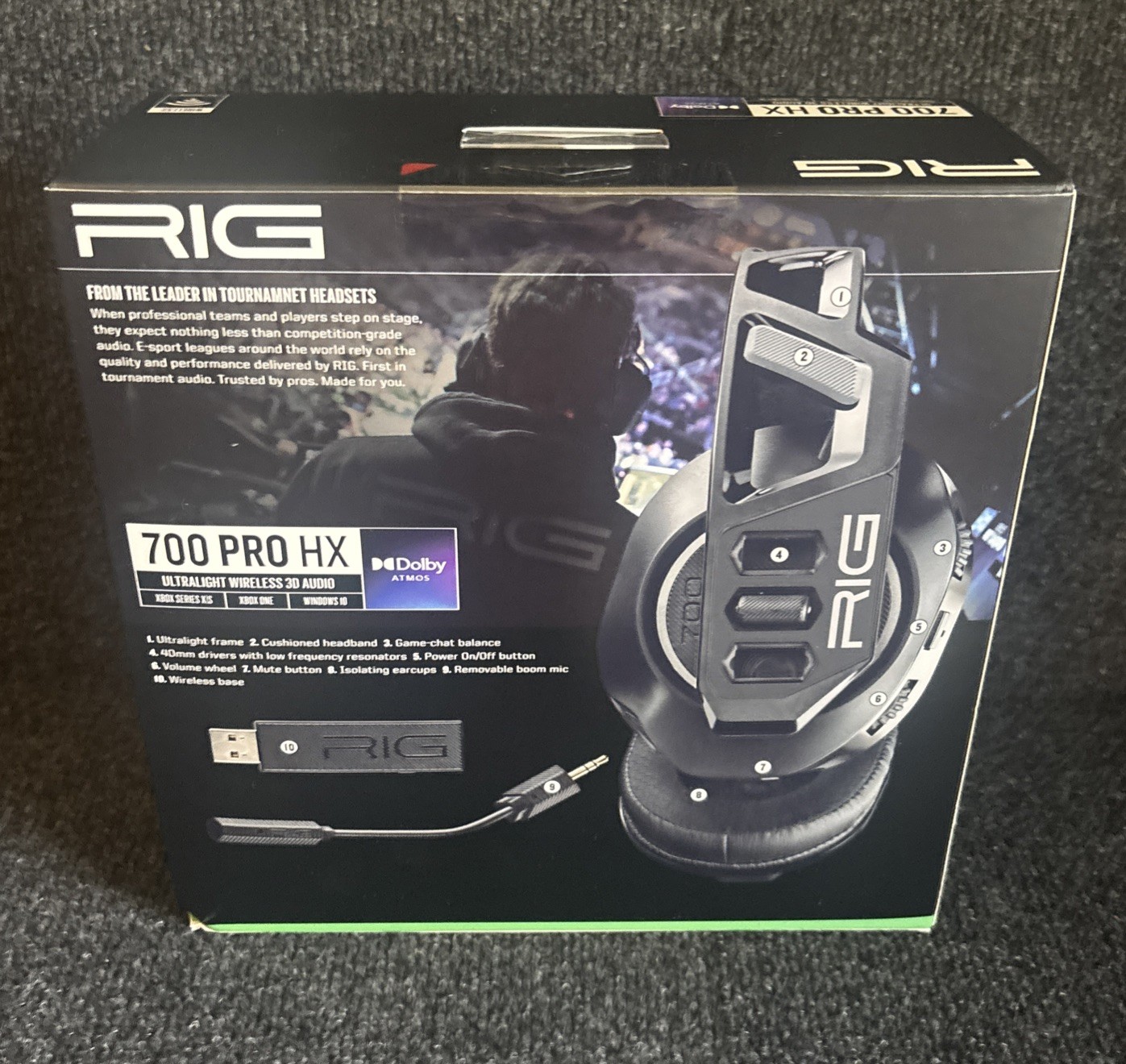 Rig 700 Pro HX Wireless 3D Dolby Surround Sound Headphones New & Sealed