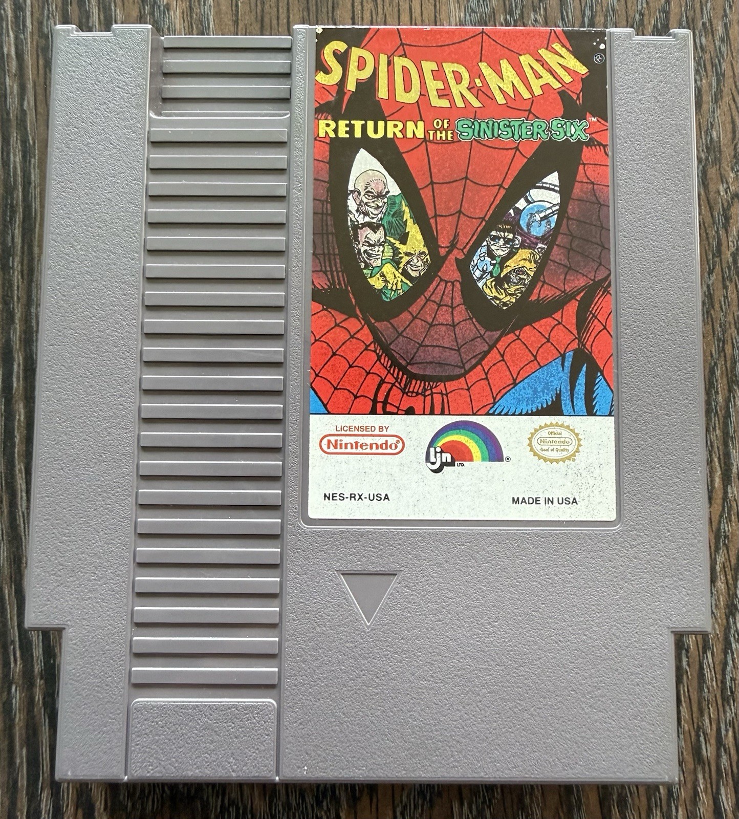 Spider-Man: Return of the Sinister Six Complete in Box CIB (Nintendo, NES 1992)