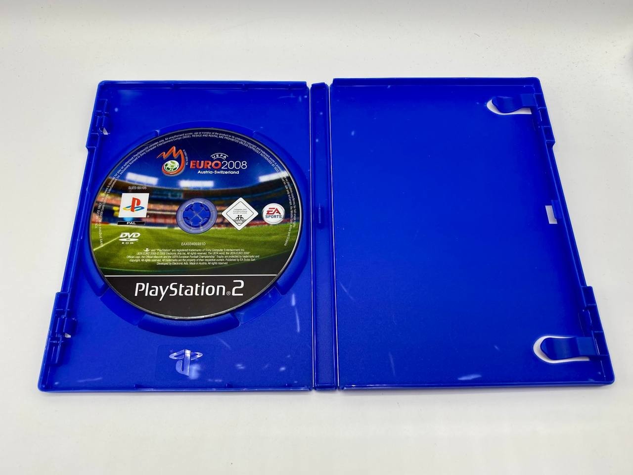 Euro 2008 Austria Switzerland Soccer Game for Sony PlayStation 2 ITA Complete