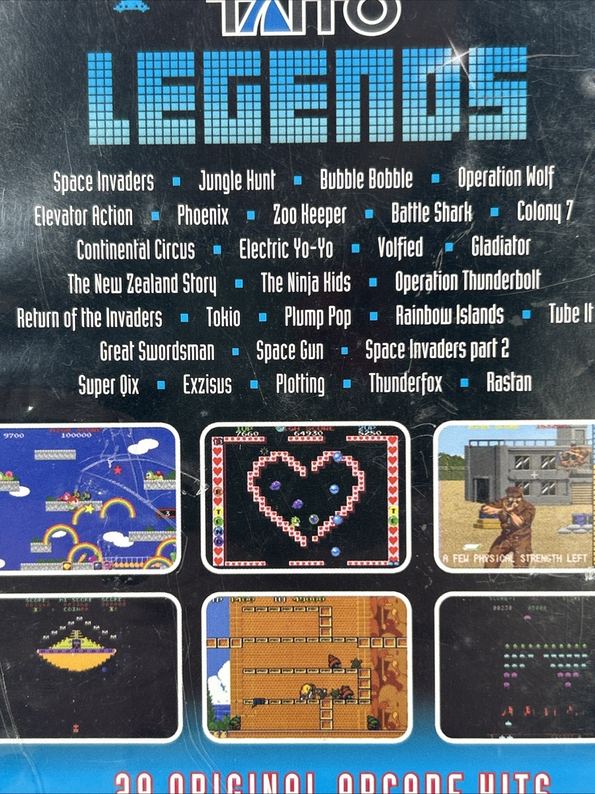 Taito Legends Sony Playstation 2 manual PS2 Bubble Bobble Operation Wolf 29 Game