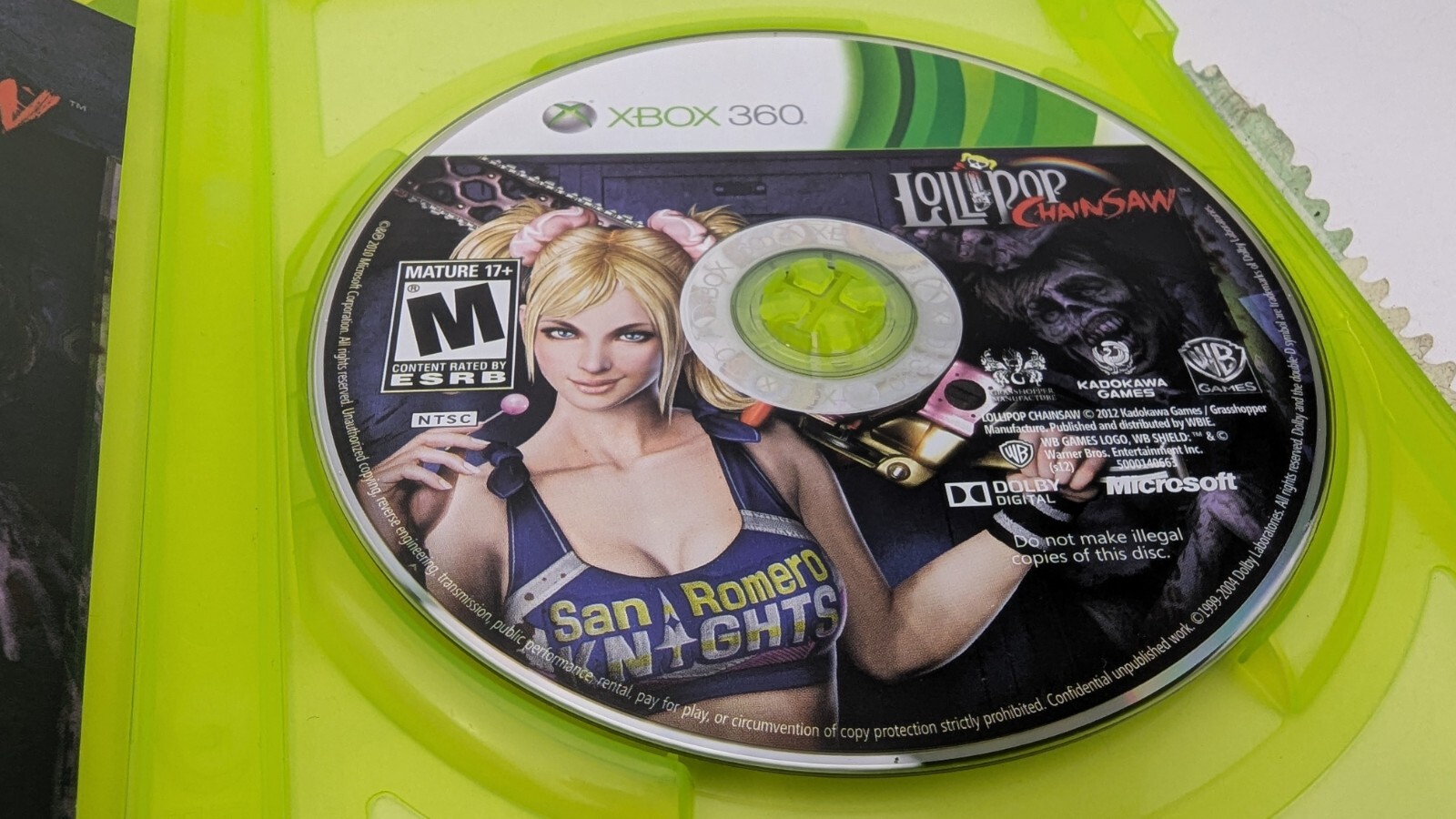Lollipop Chainsaw (Microsoft Xbox 360, 2012)