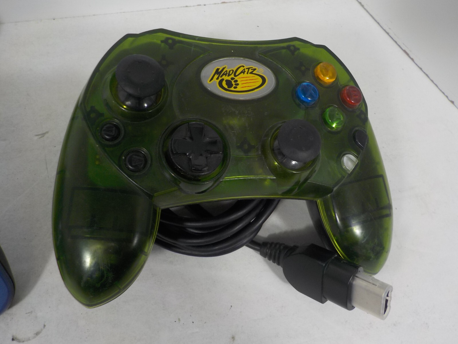 N A129 Mad Catz Third Party Controller Lot of 3 (1 PS1, 1 PS2 &1 Original Xbox)