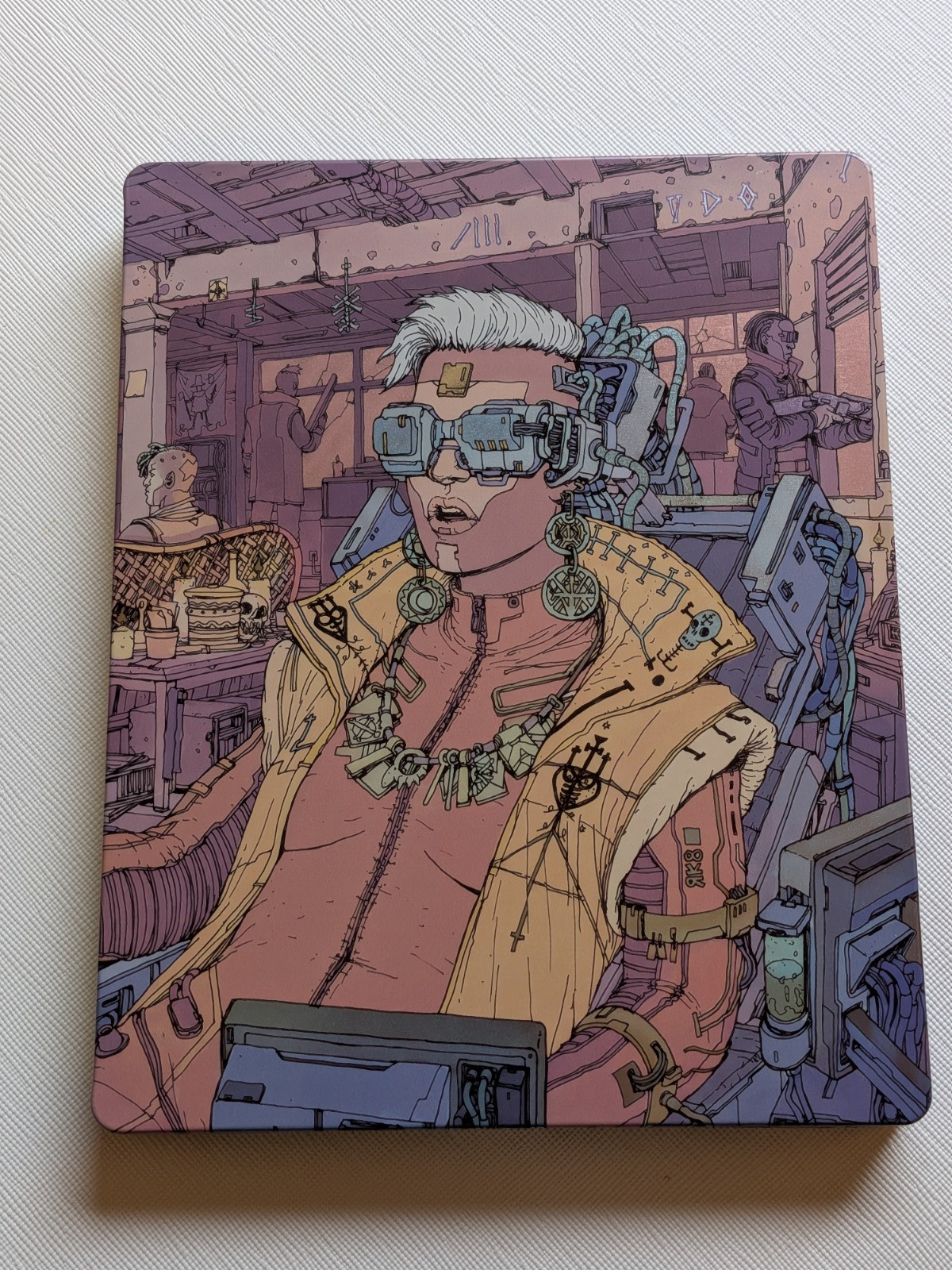 Cyberpunk 2077 Voodoo Boys Steelbook Case PS4 Sony PlayStation *No Game*