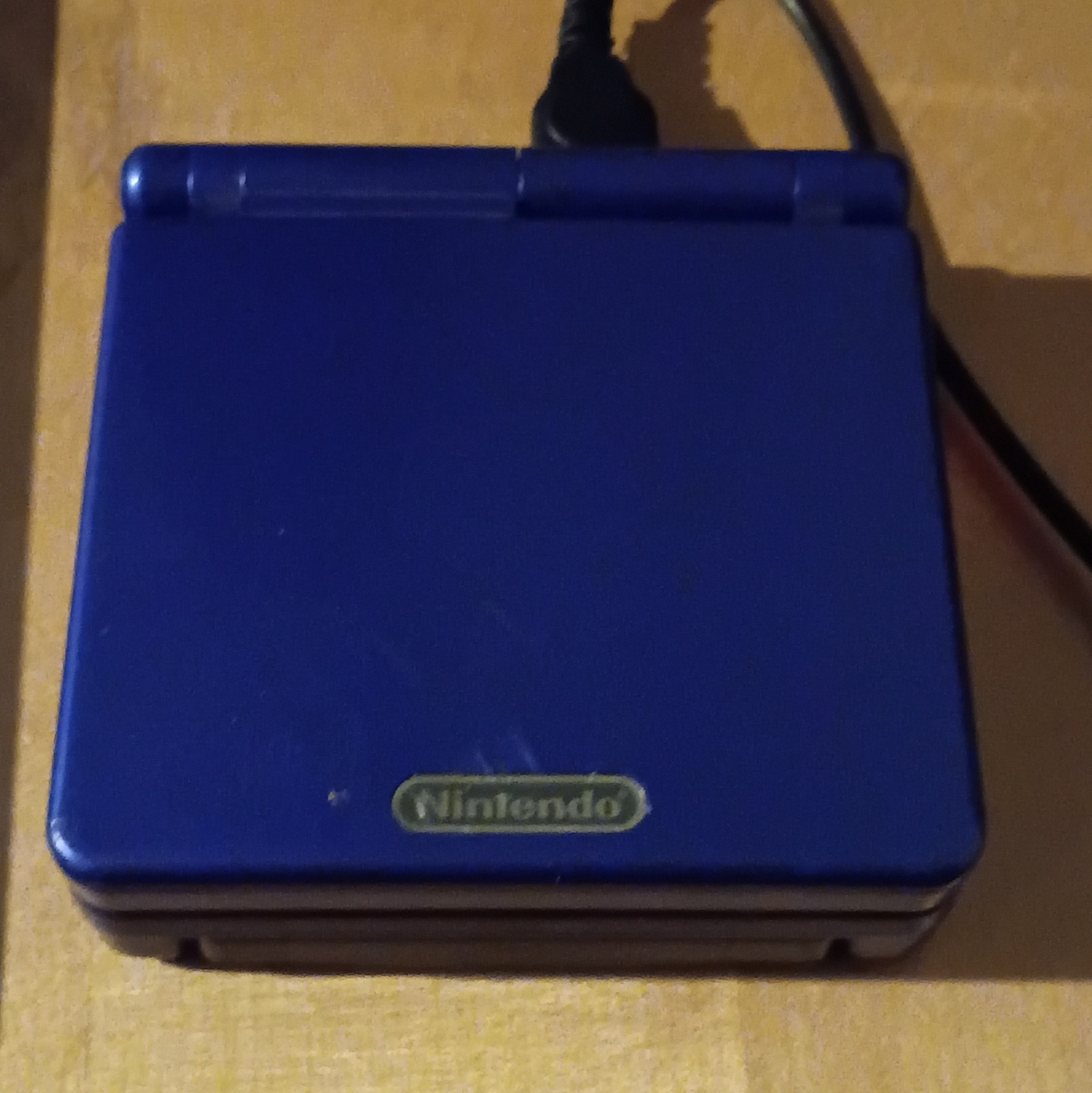 Nintendo Game Boy Advance SP AGS-001 Blue Handheld Console w/ Charger NTSC-U/C