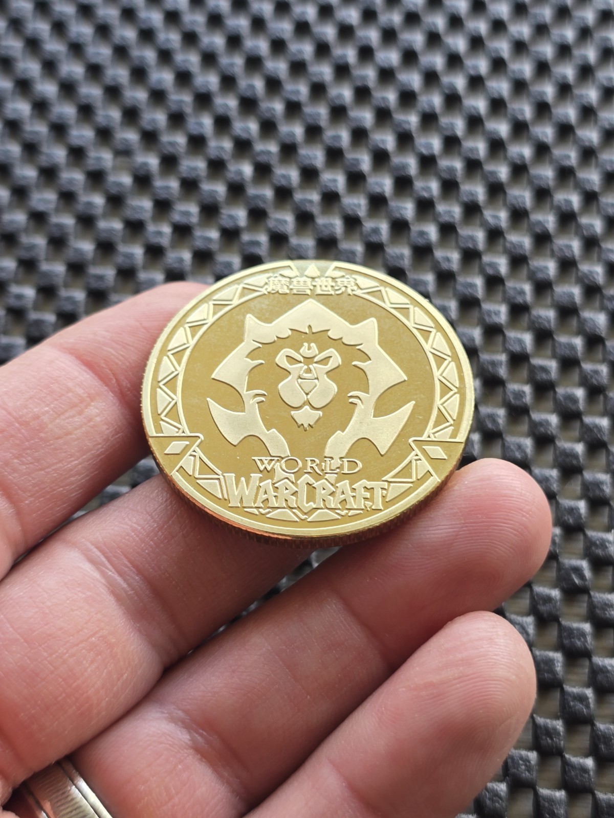 World Of Warcraft Coin Medal Card Alliance Series Rare Promo Blizzard [Gul’Dan]