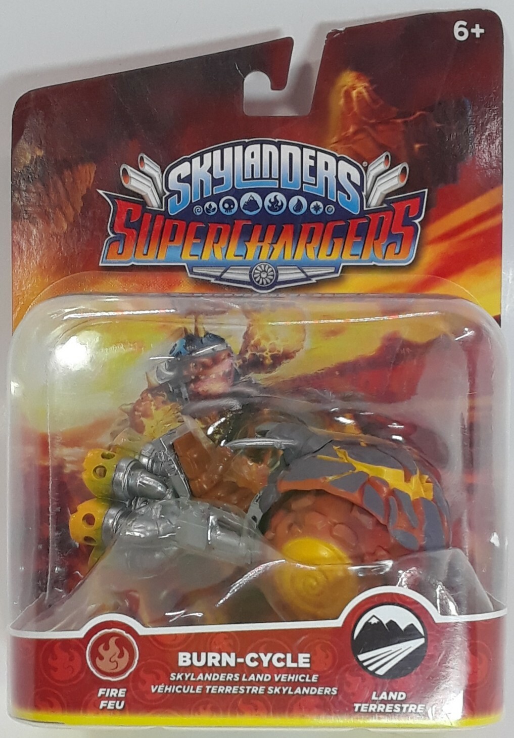 2015 Skylanders SuperChargers: Vehicle BURN CYCLE Character Pack – FIRE / LAND