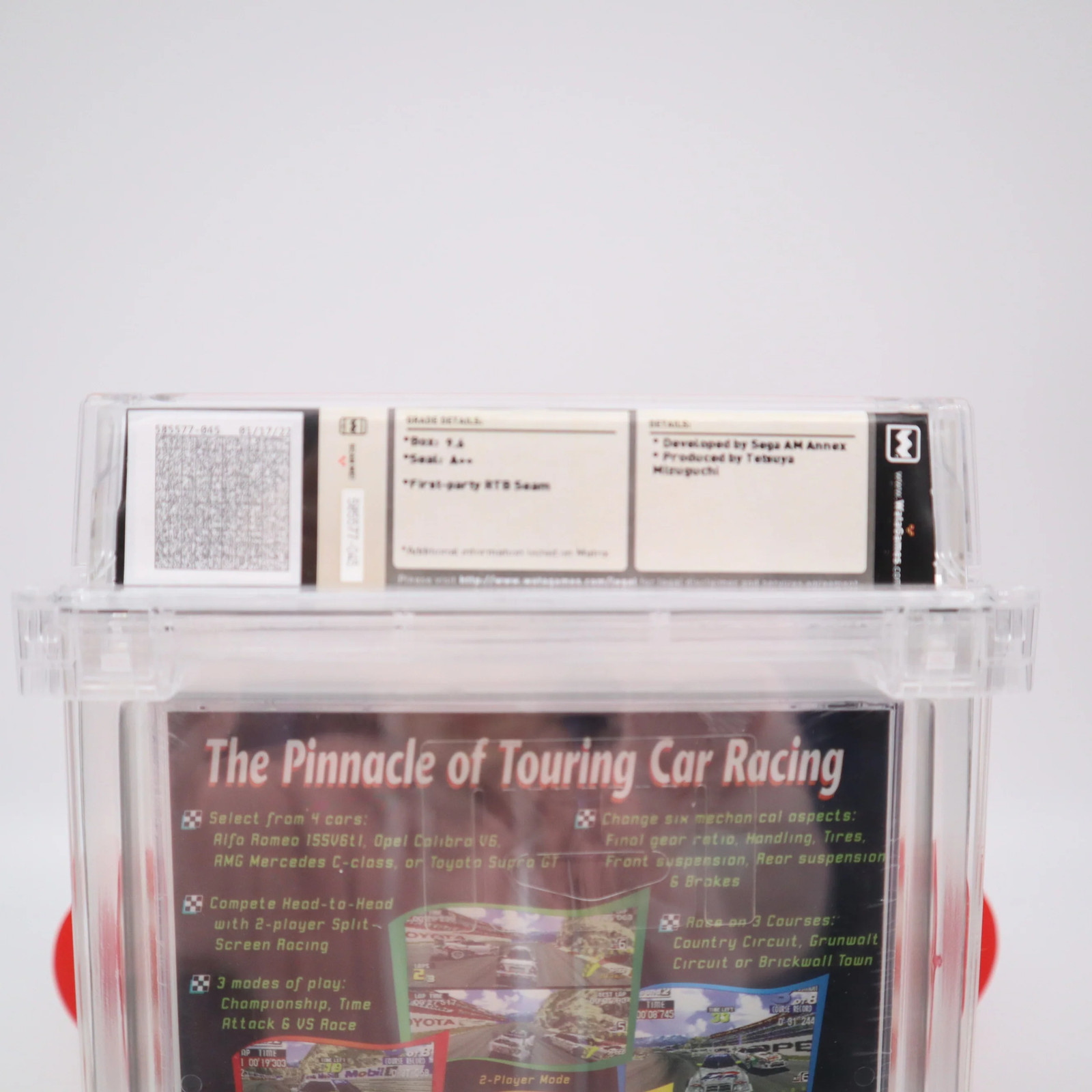 Sega Saturn SEGA TOURING CAR CHAMPIONSHIP – WATA GRADED 9.6 A++! NEW & Sealed!
