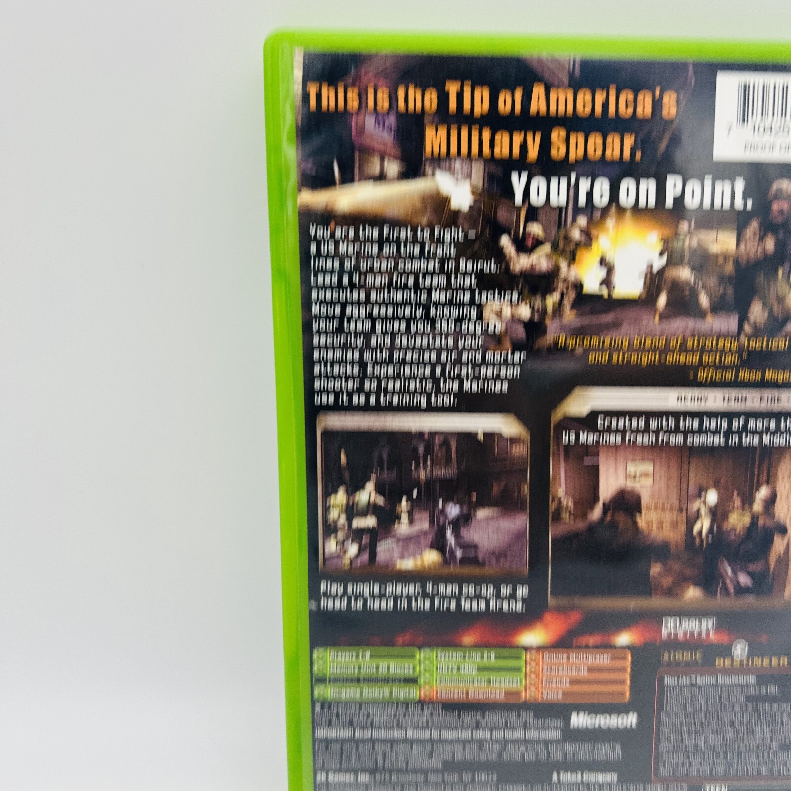 Close Combat: First to Fight (Microsoft Xbox, 2005) *CASE ONLY No Manual or Disc