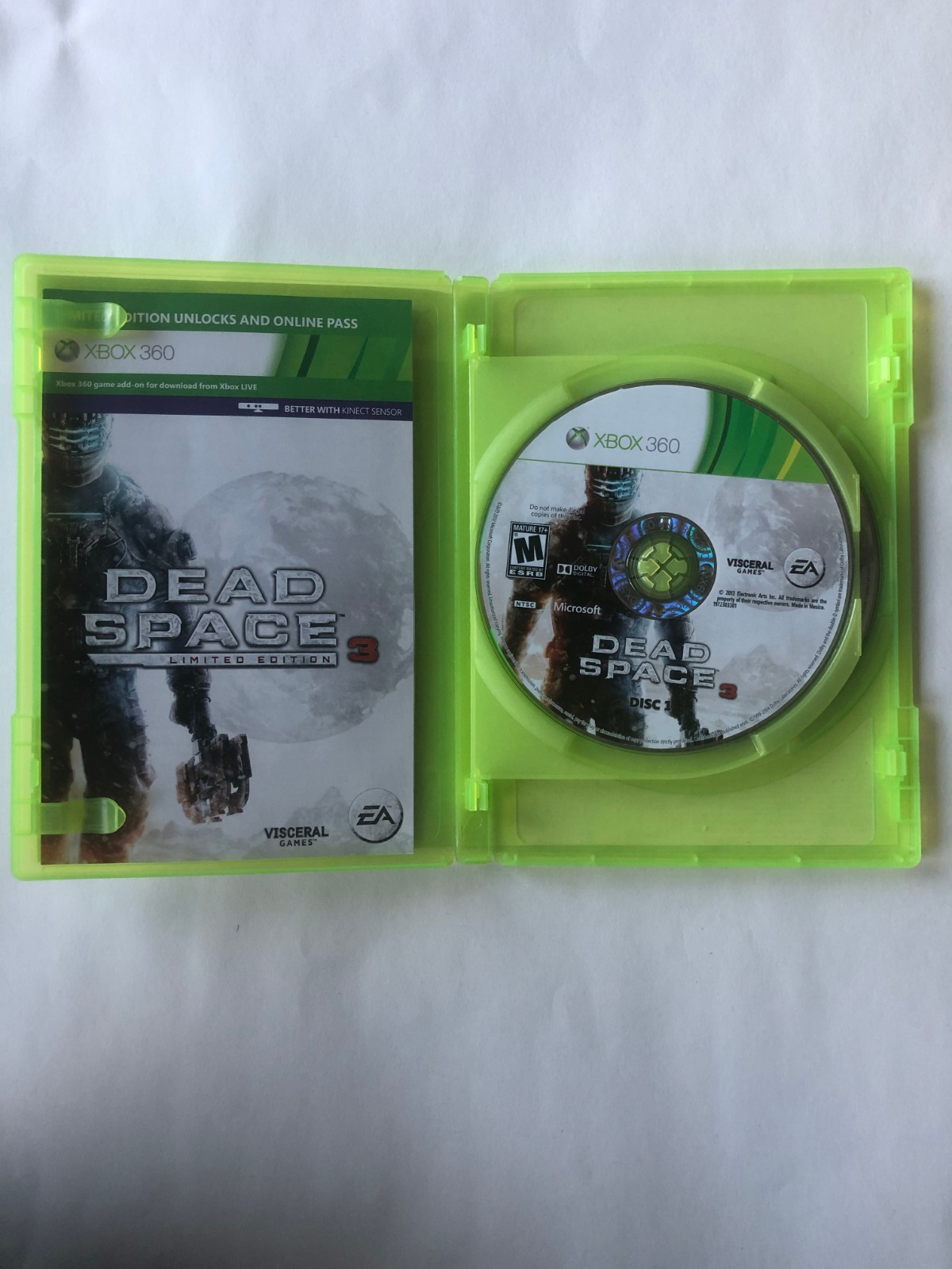 Dead Space 3 Limited Edition Xbox 360 Complete CIB Tested