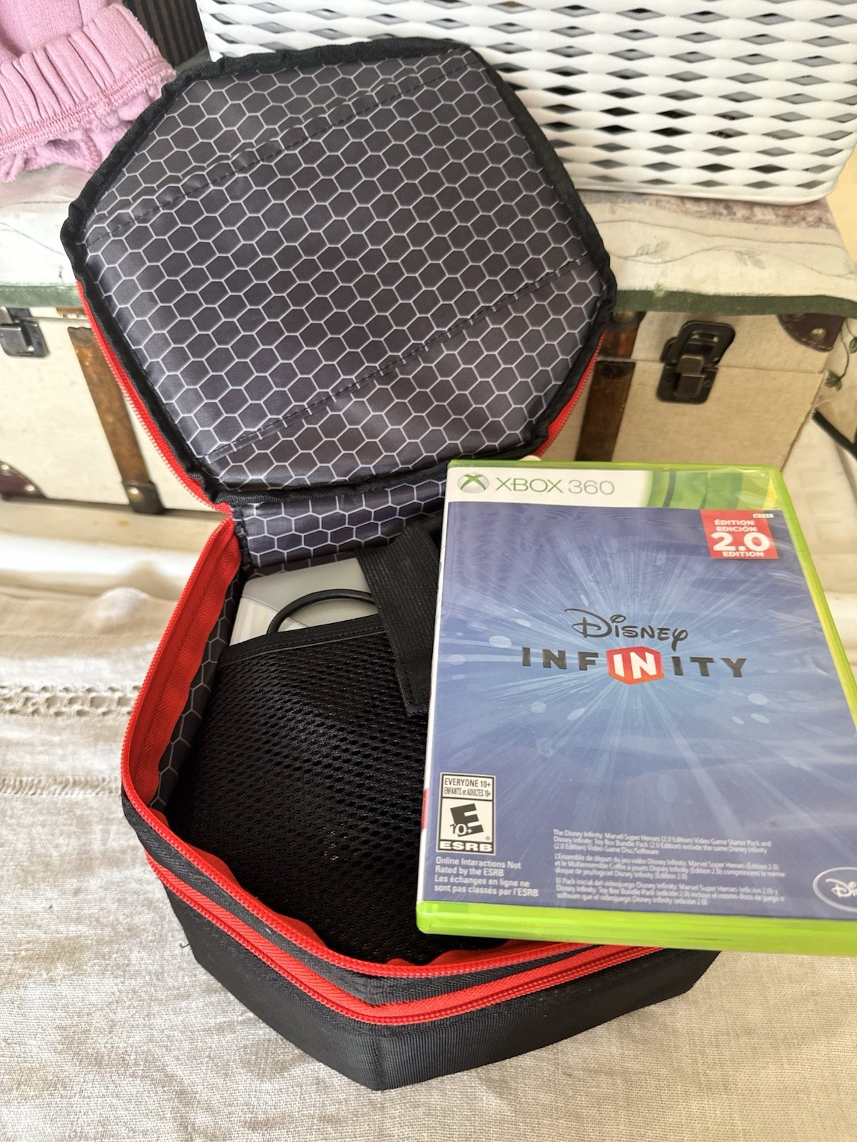 Disney Infinity 2.0 Xbox 360 Game Bundle w/ Portal Base & Figures Iron Man
