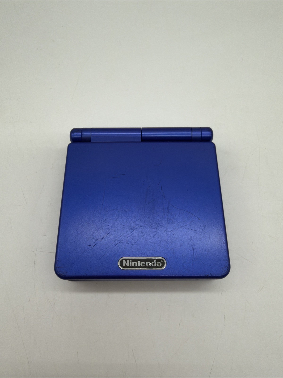 Nintendo Game Boy Advance SP Cobalt Blue Handheld Console AGS-001 4Games&charger