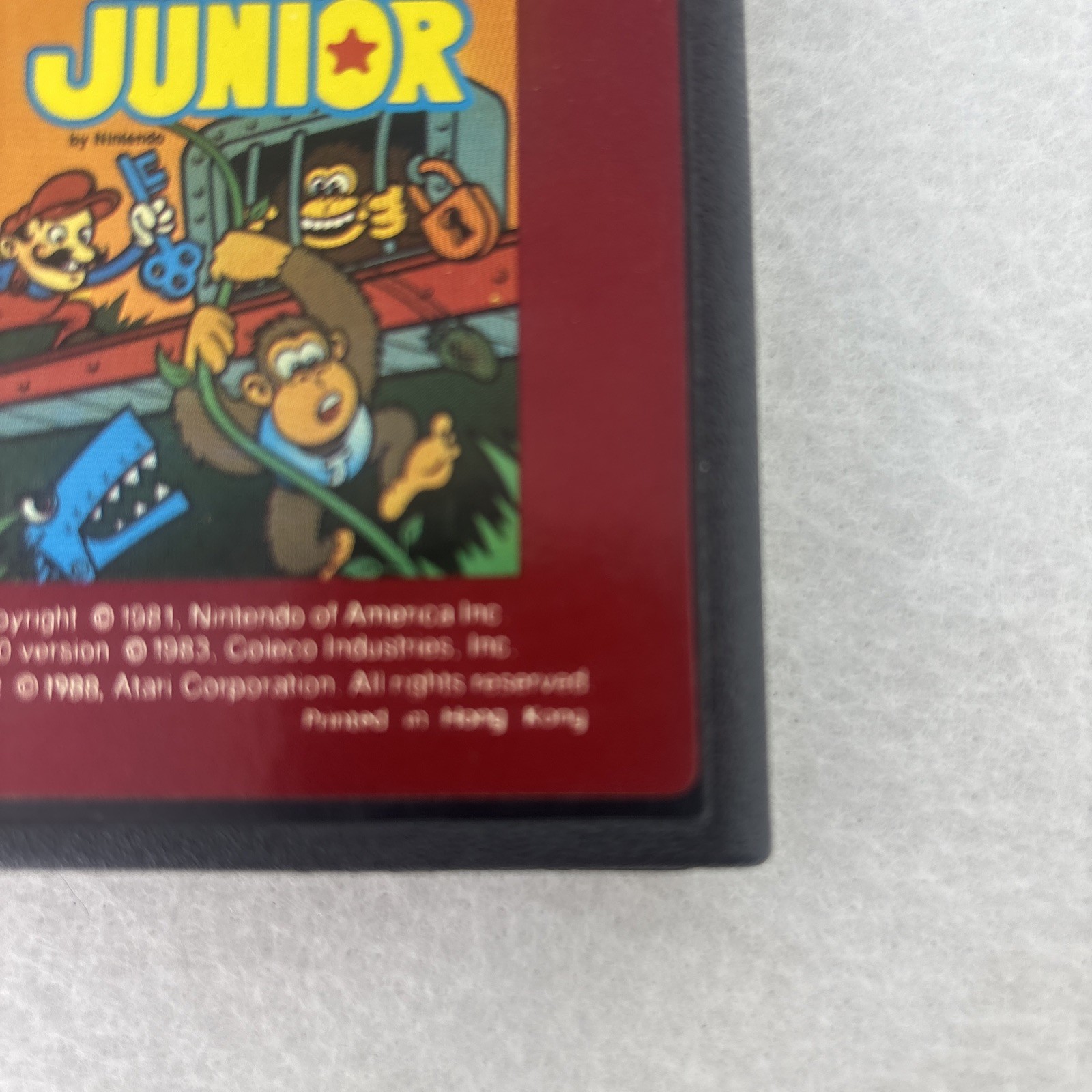 Donkey Kong Junior – Atari 2600 – Red Label – Cartridge Only – Tested Working