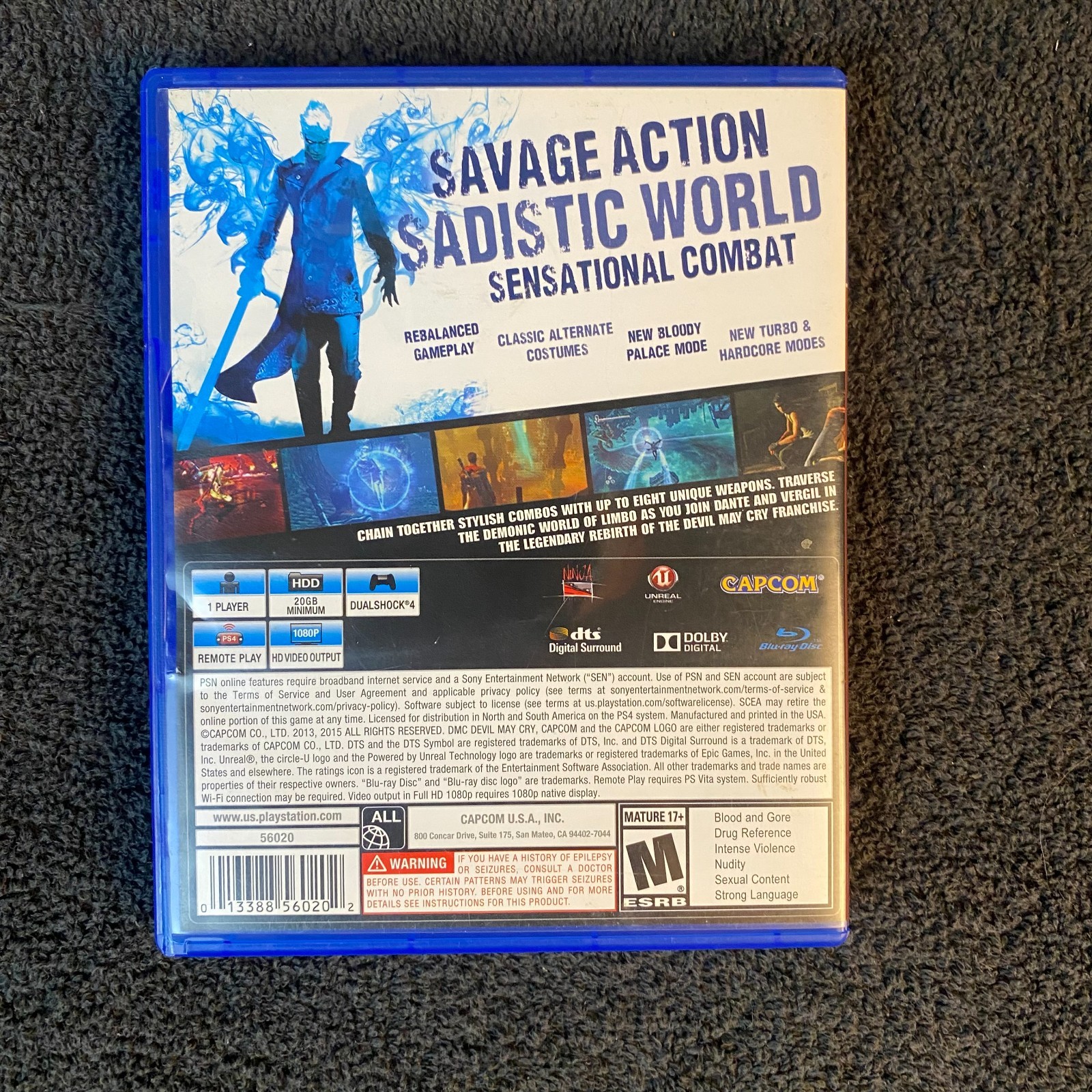 DmC: Devil May Cry — Definitive Edition (Sony PlayStation 4, 2015)