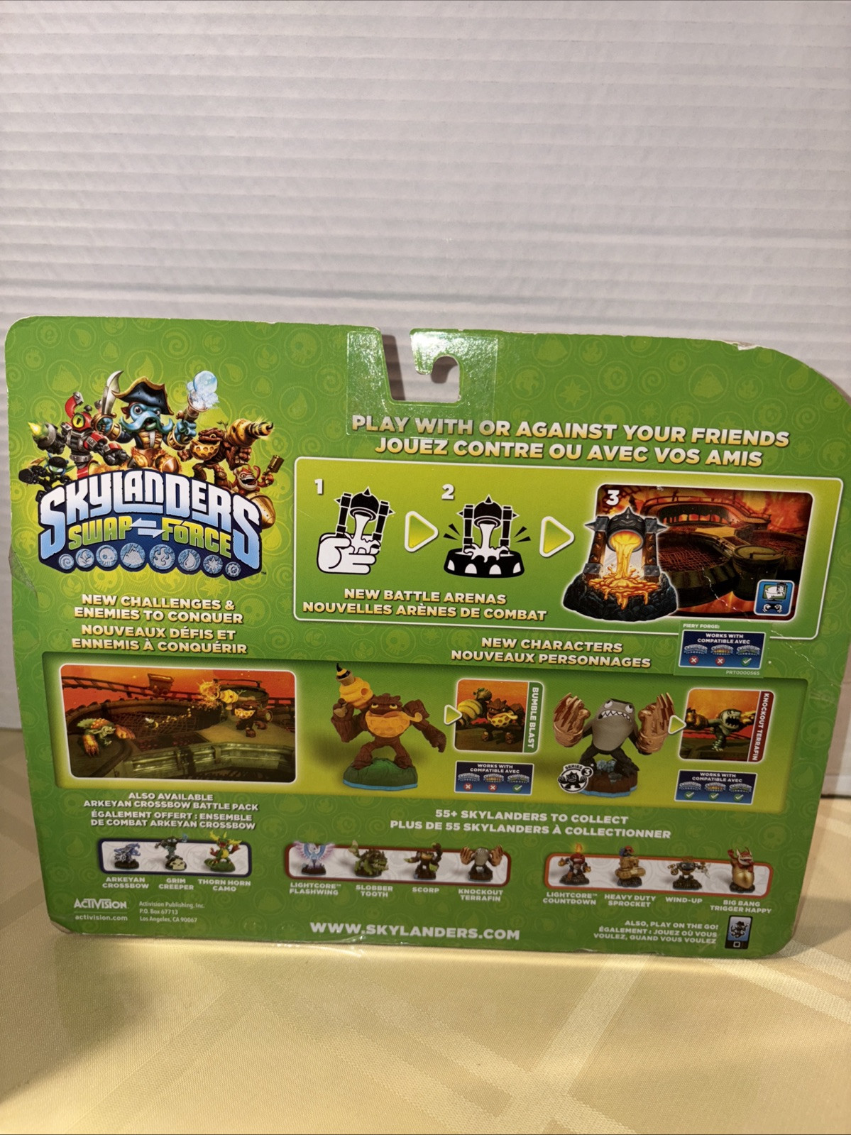 Skylanders Swap Force Fiery Forge Action Pack Ensemble Battle Open Box/ Taped